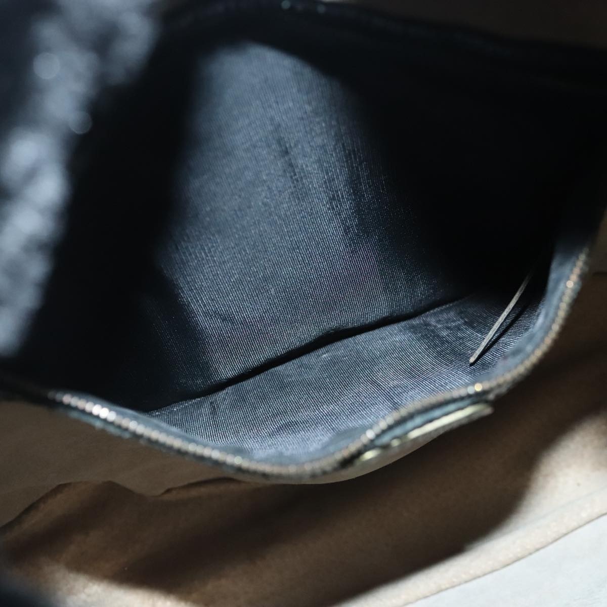 FENDI Zucca Canvas Hand Bag Black - 11
