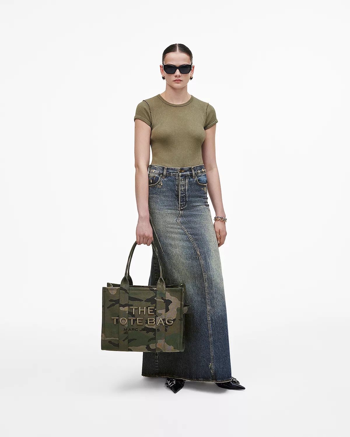 The Camo Jacquard Large Tote Bag - 2