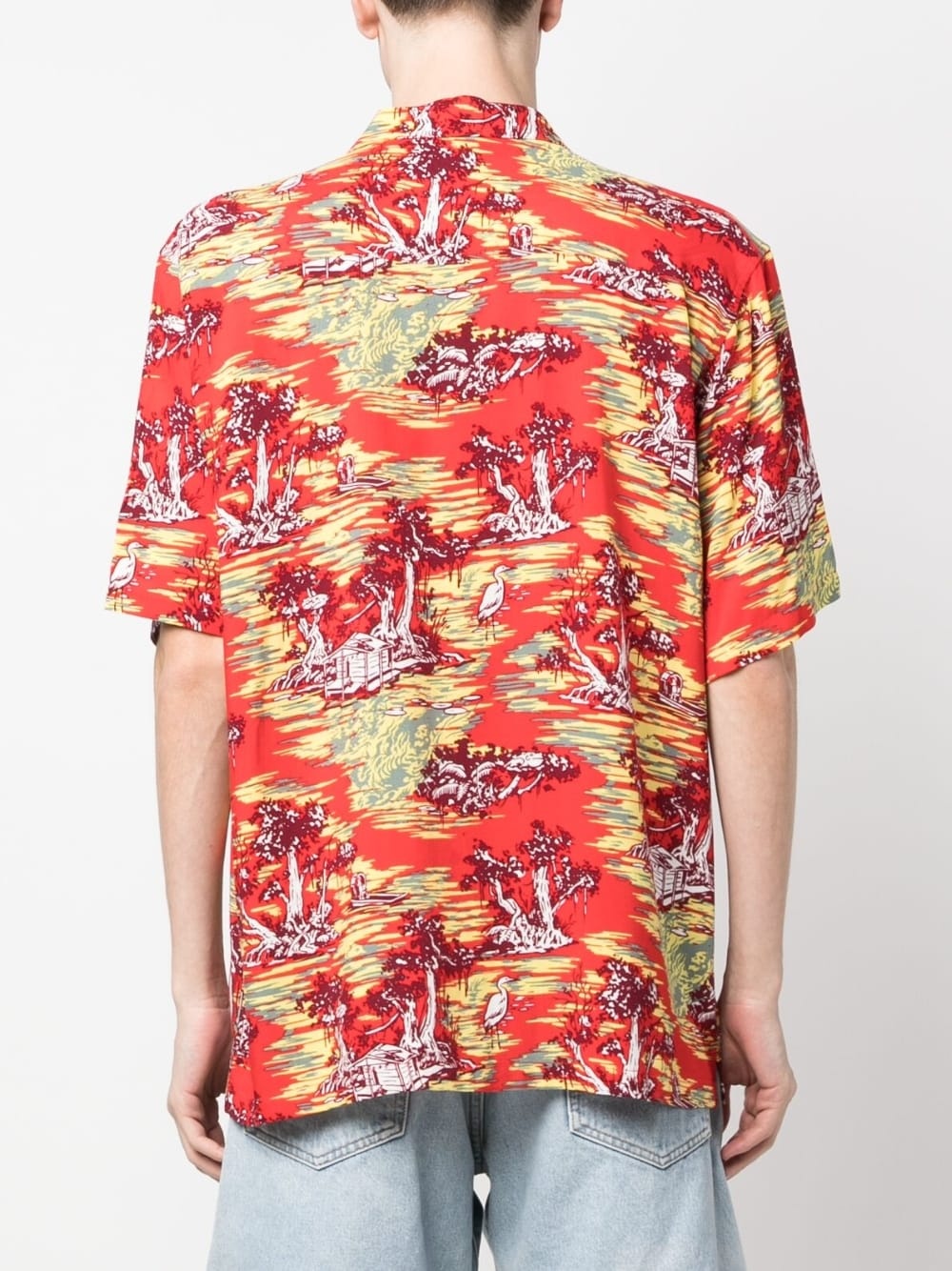 graphic-print short-sleeved shirt - 4