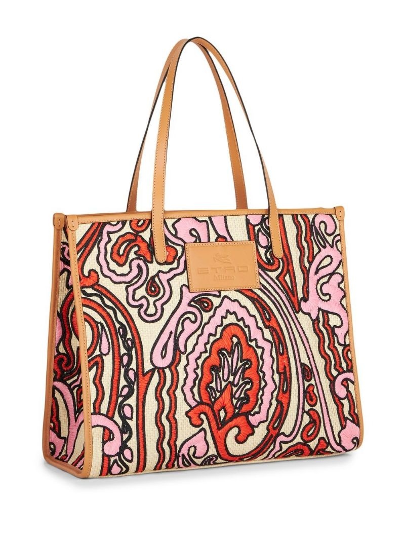 paisley-print tote bag - 4