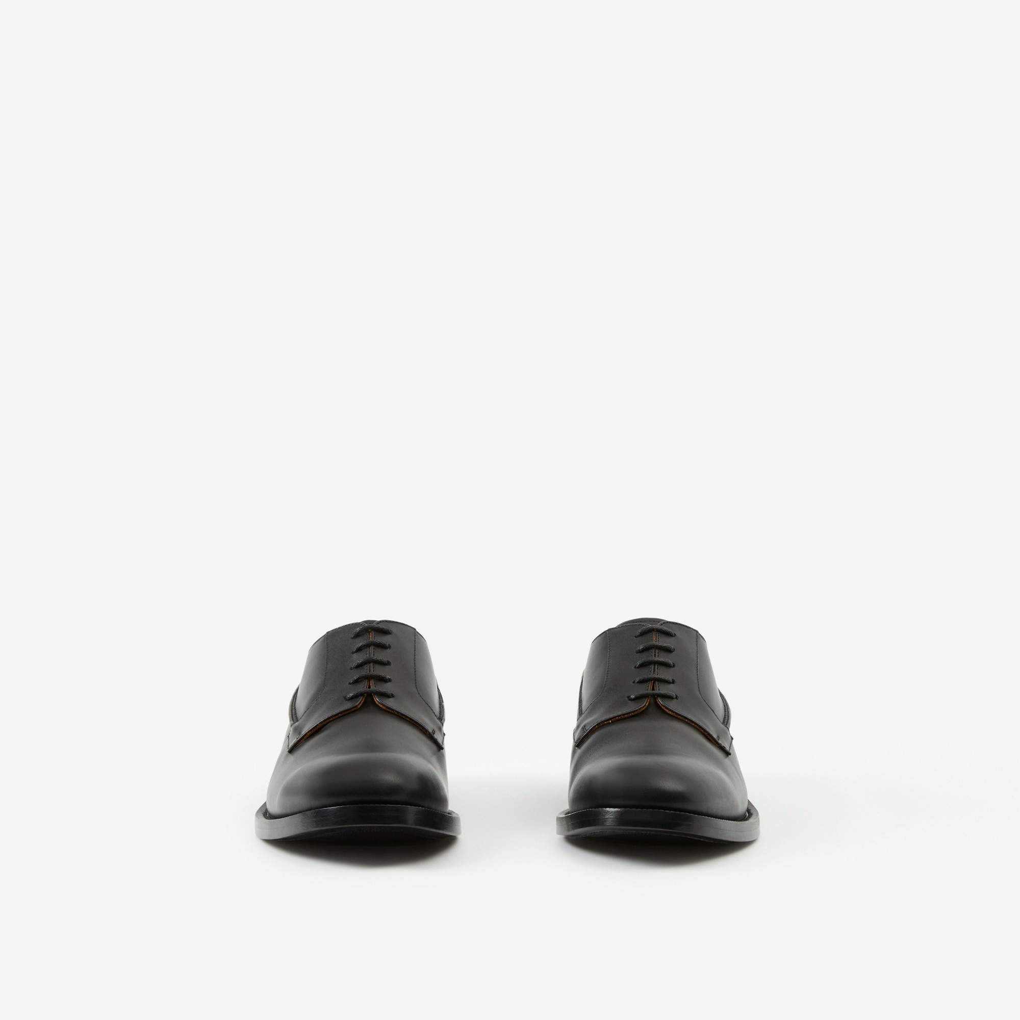 Monogram Motif Leather Derby Shoes - 2