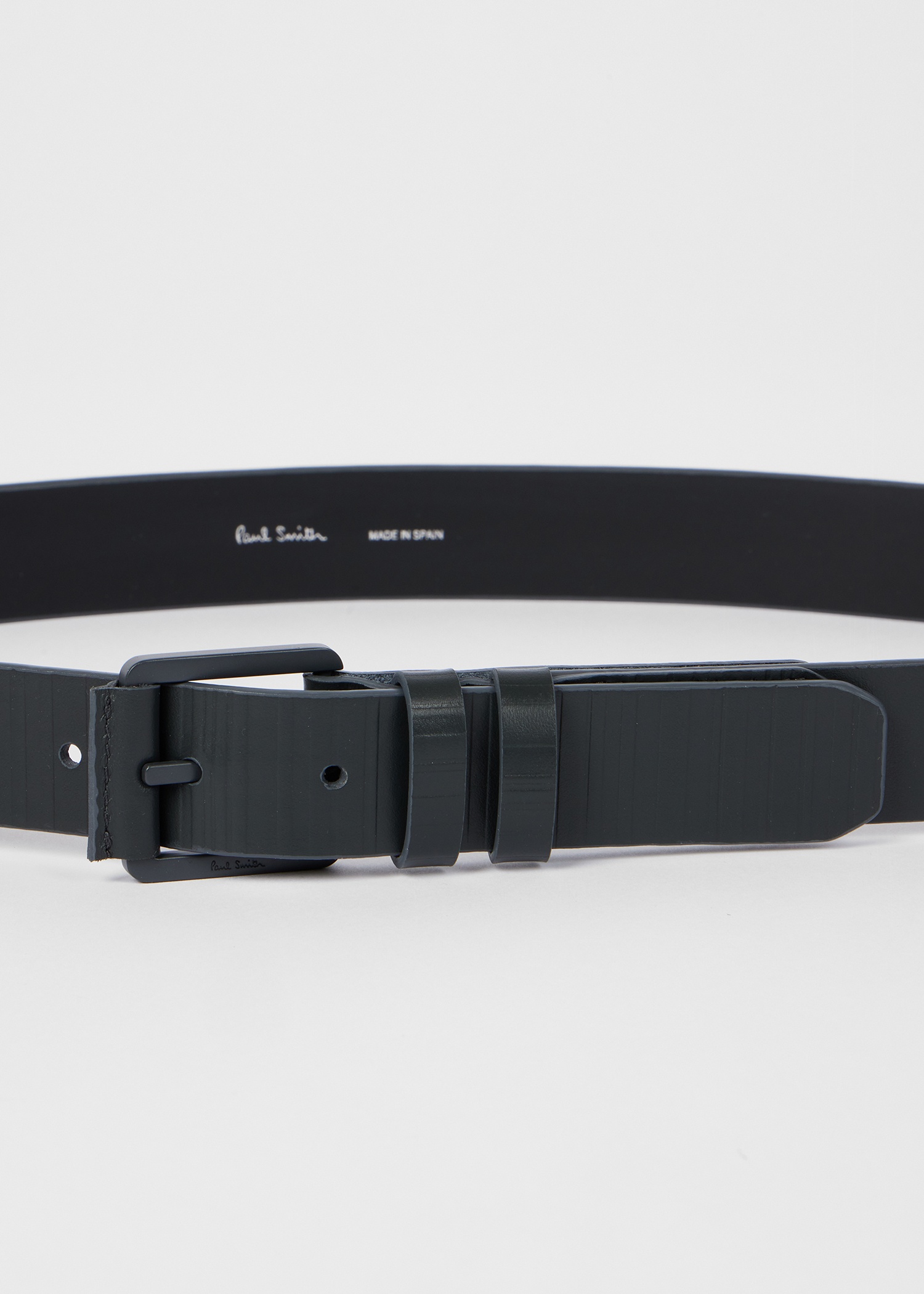 Charcoal 'Shadow Stripe' Belt - 2