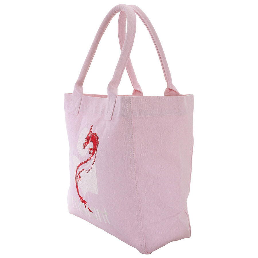 Isabel Marant Ladies Pink Yenky Logo-Embroidered Small Tote Bag - 4