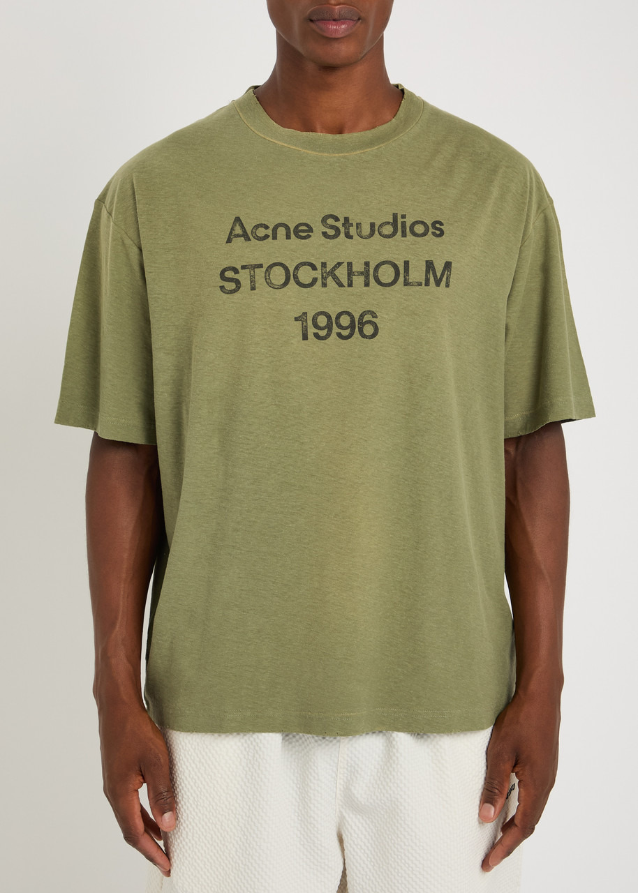 Acne Studios Logo Cotton-blend T-shirt - 2