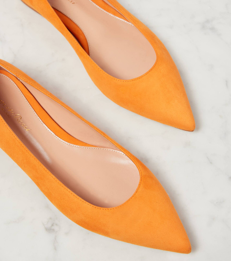 Gianvito suede 발레 플랫 5