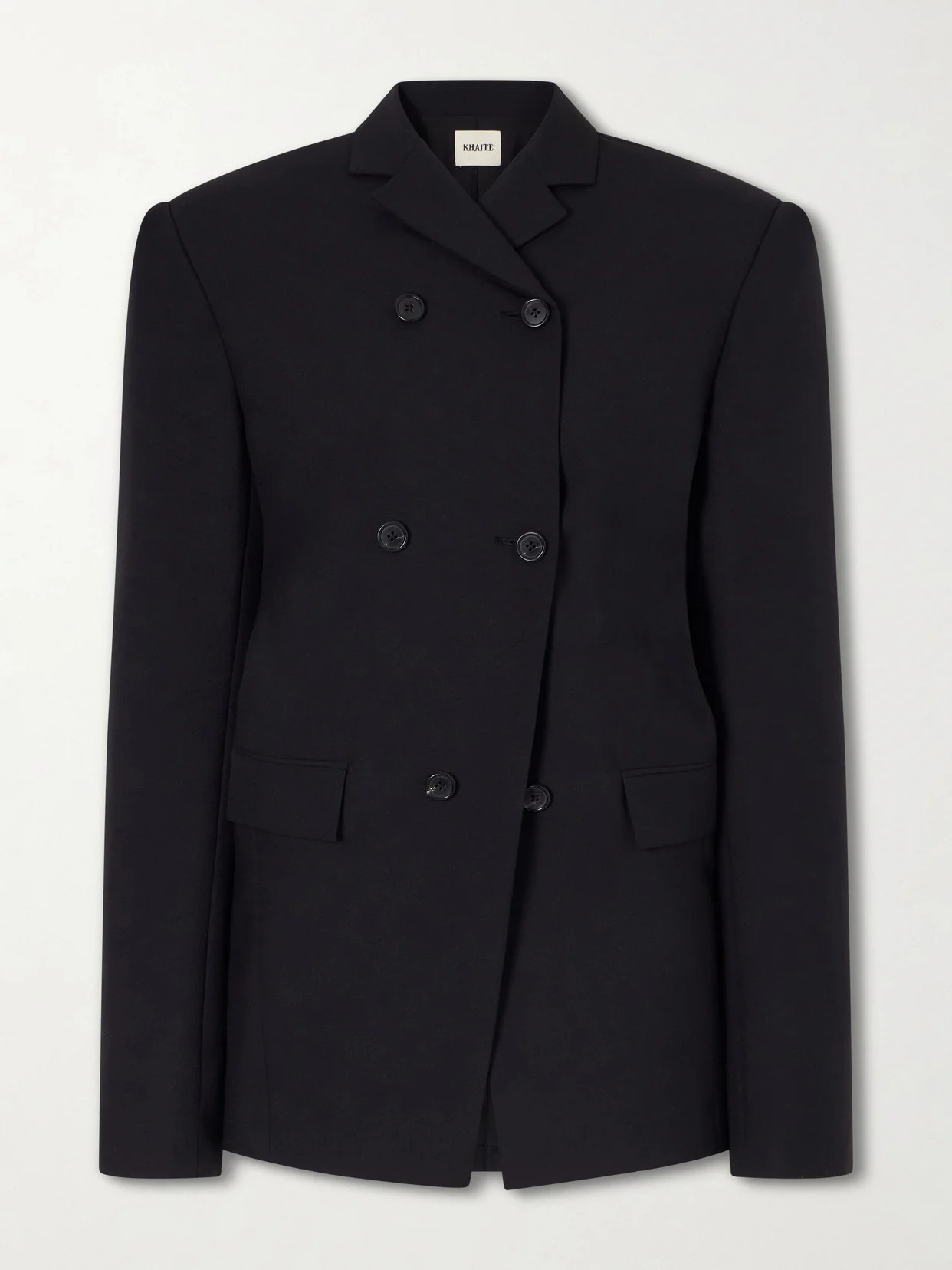 Rolo Double-breasted Wool And Silk-blend Blazer - 1