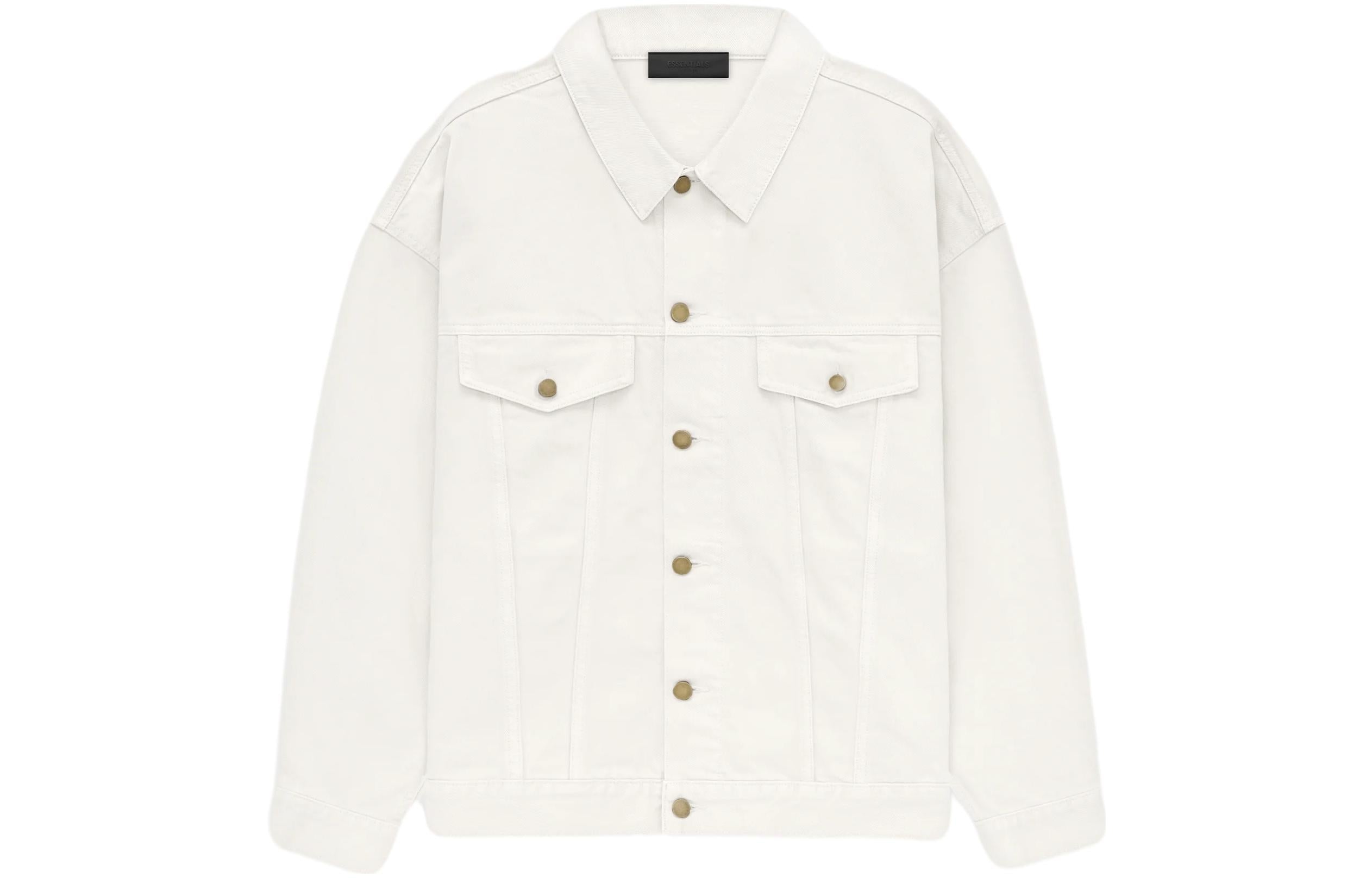 Fear of God Essentials FW23 Denim Jacket 'Cloud Dancer' 202BT234271F - 2