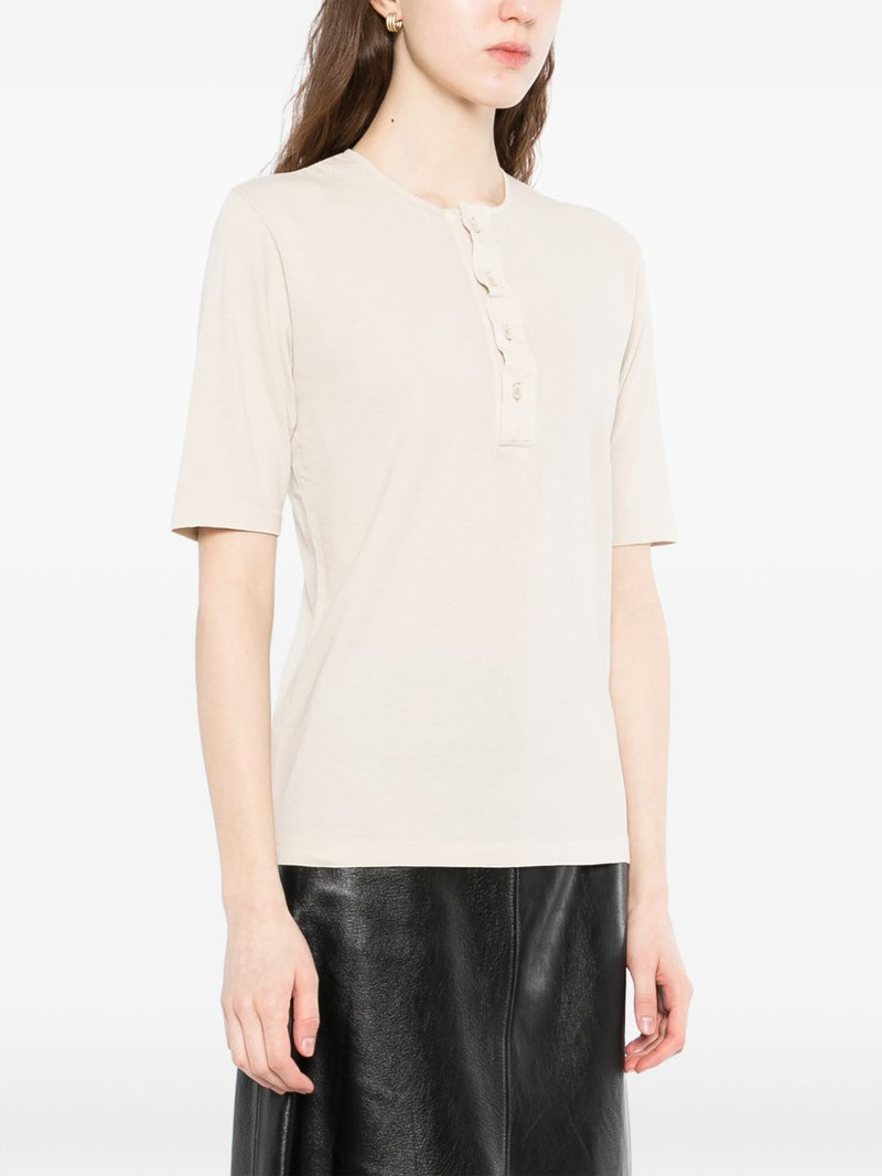 Henley-neck T-shirt 3