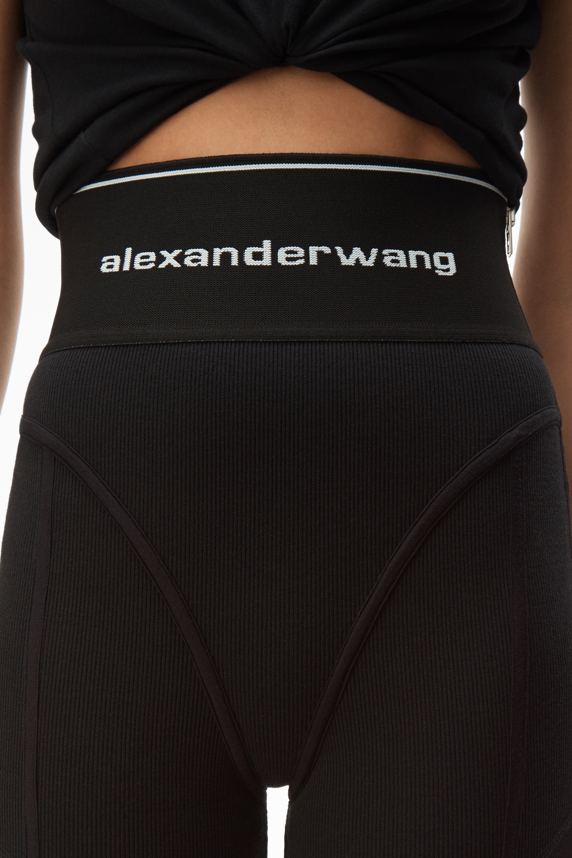 logo elastic bike short - 5