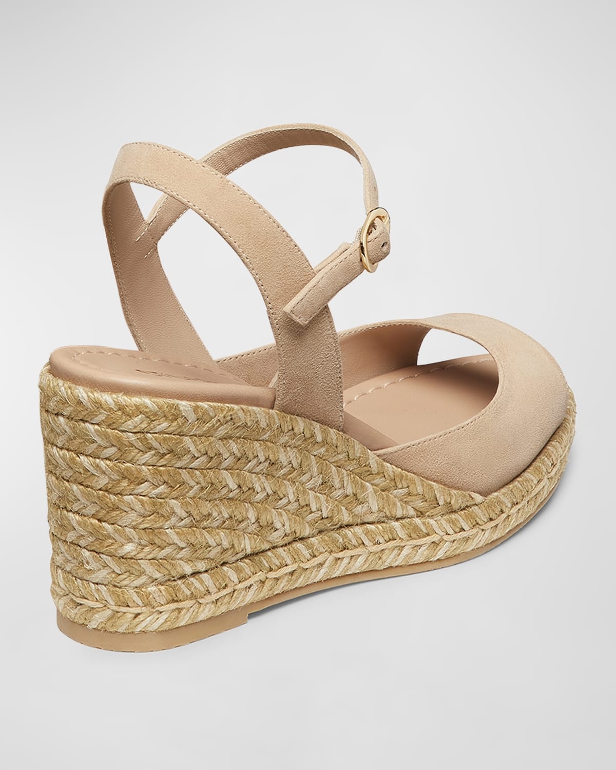 Tia Suede Wedge Espadrille Sandals - 3