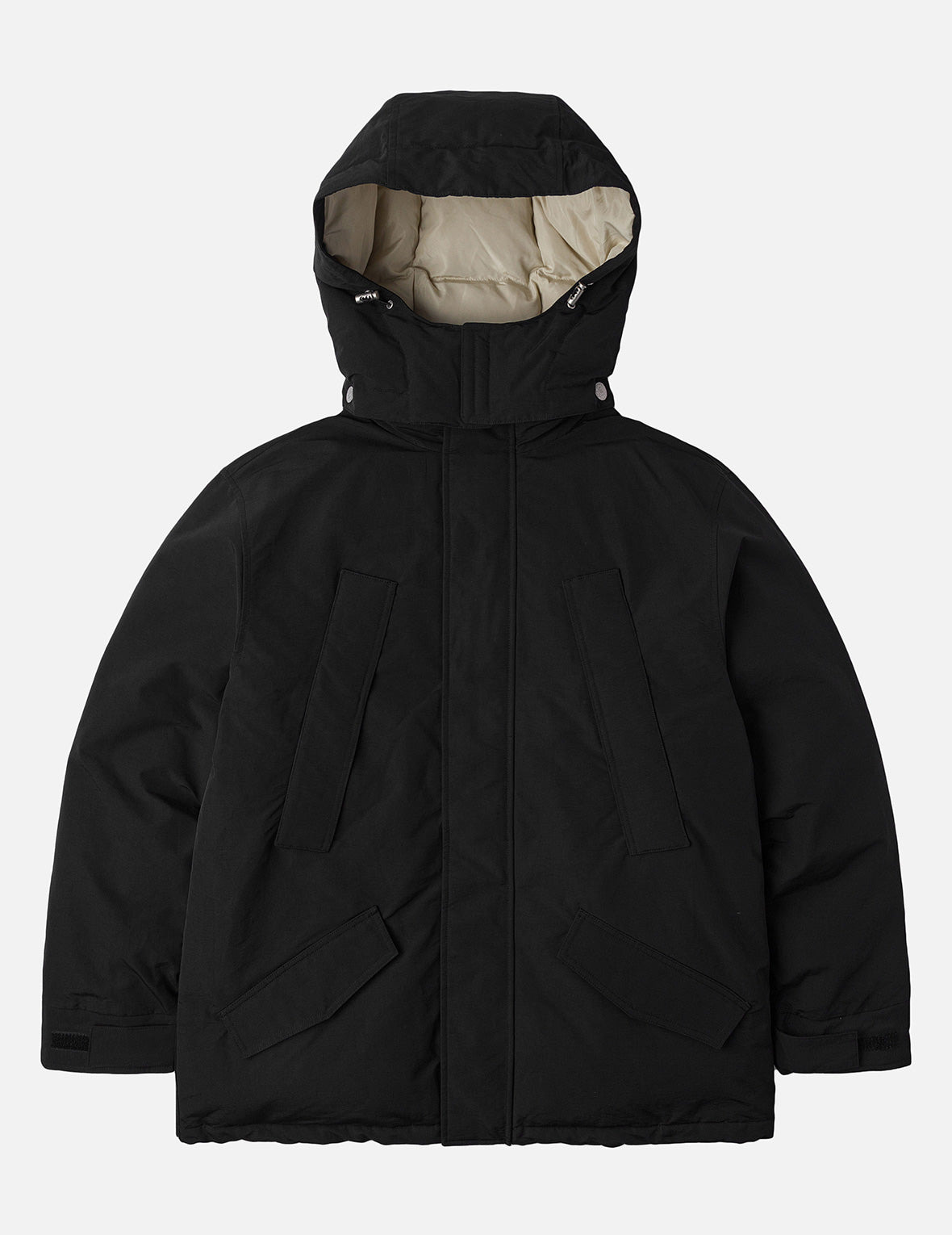 Seagull Embroidery Regular Fit Waterproof Down Jacket - 3