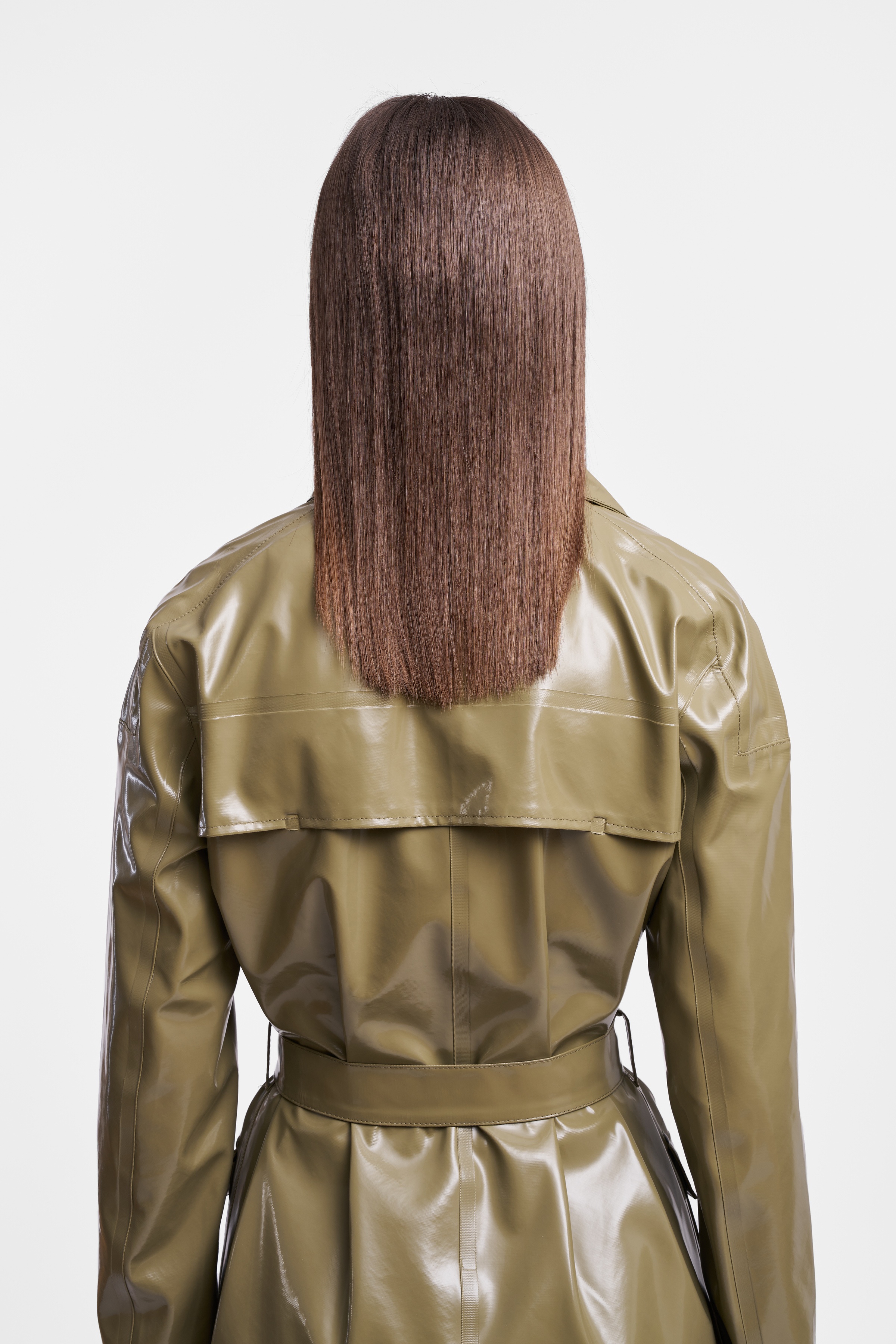 Kista Opal Trench Coat Aloe - 11