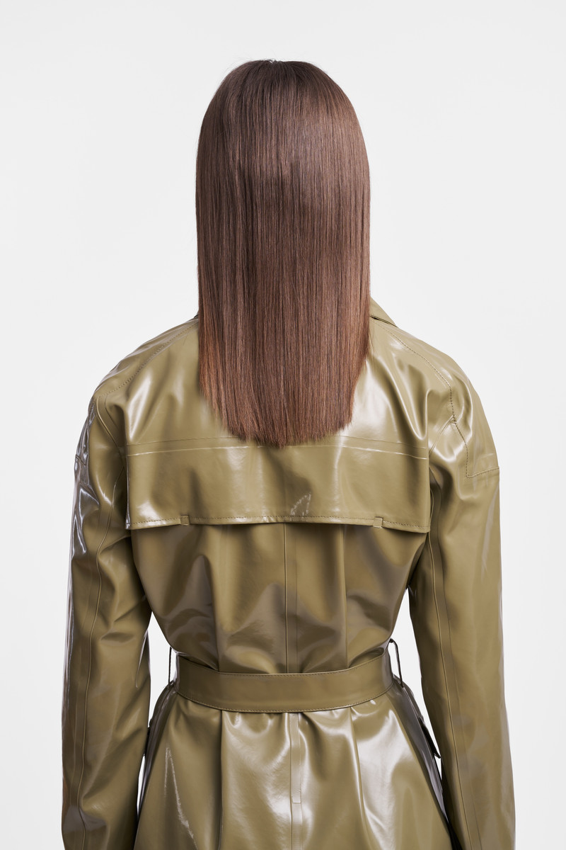 Kista Opal Trench Coat Aloe 11