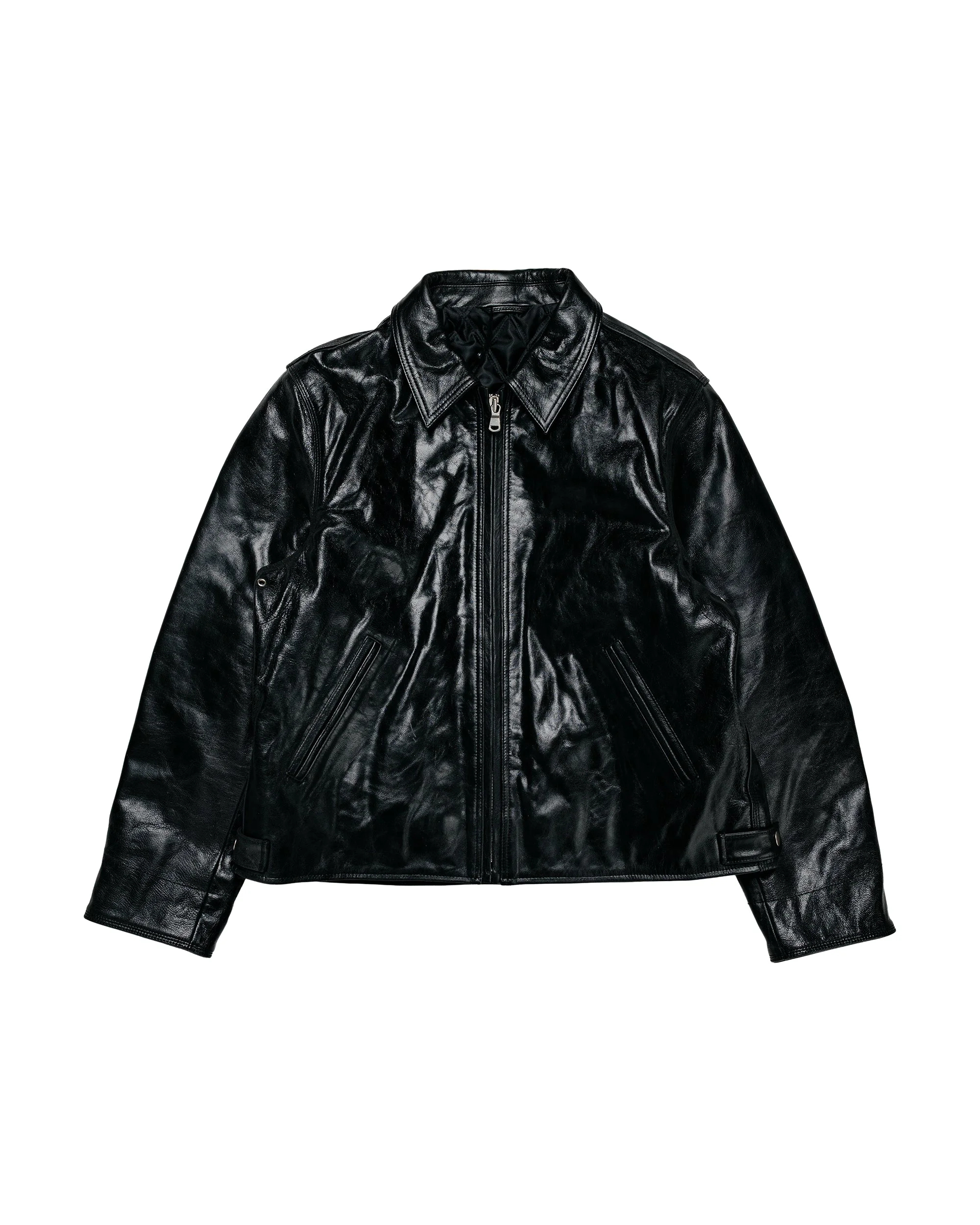 Stüssy Garage Jacket Leather Black - 1