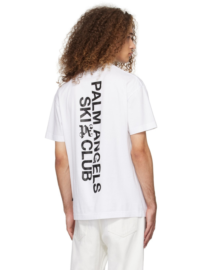White Ski Club Classic T-Shirt 3