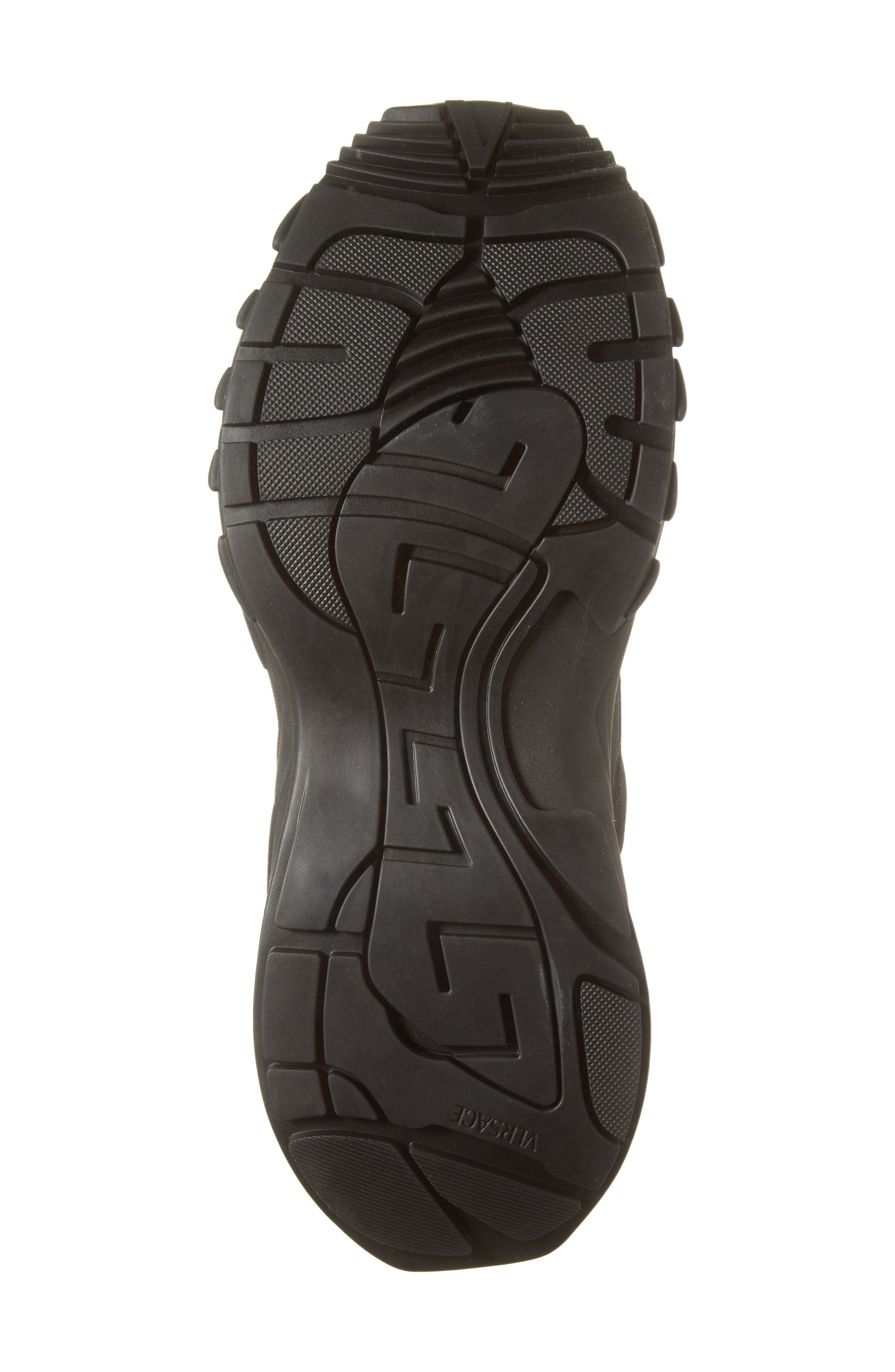 Versace Mercury Low Top Sneaker in Black-Ruthenium Ultra at Nordstrom - 6