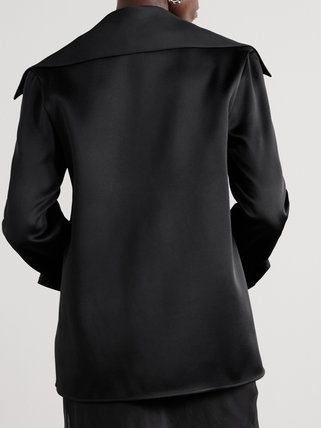 Satin-crepe Blouse - 3