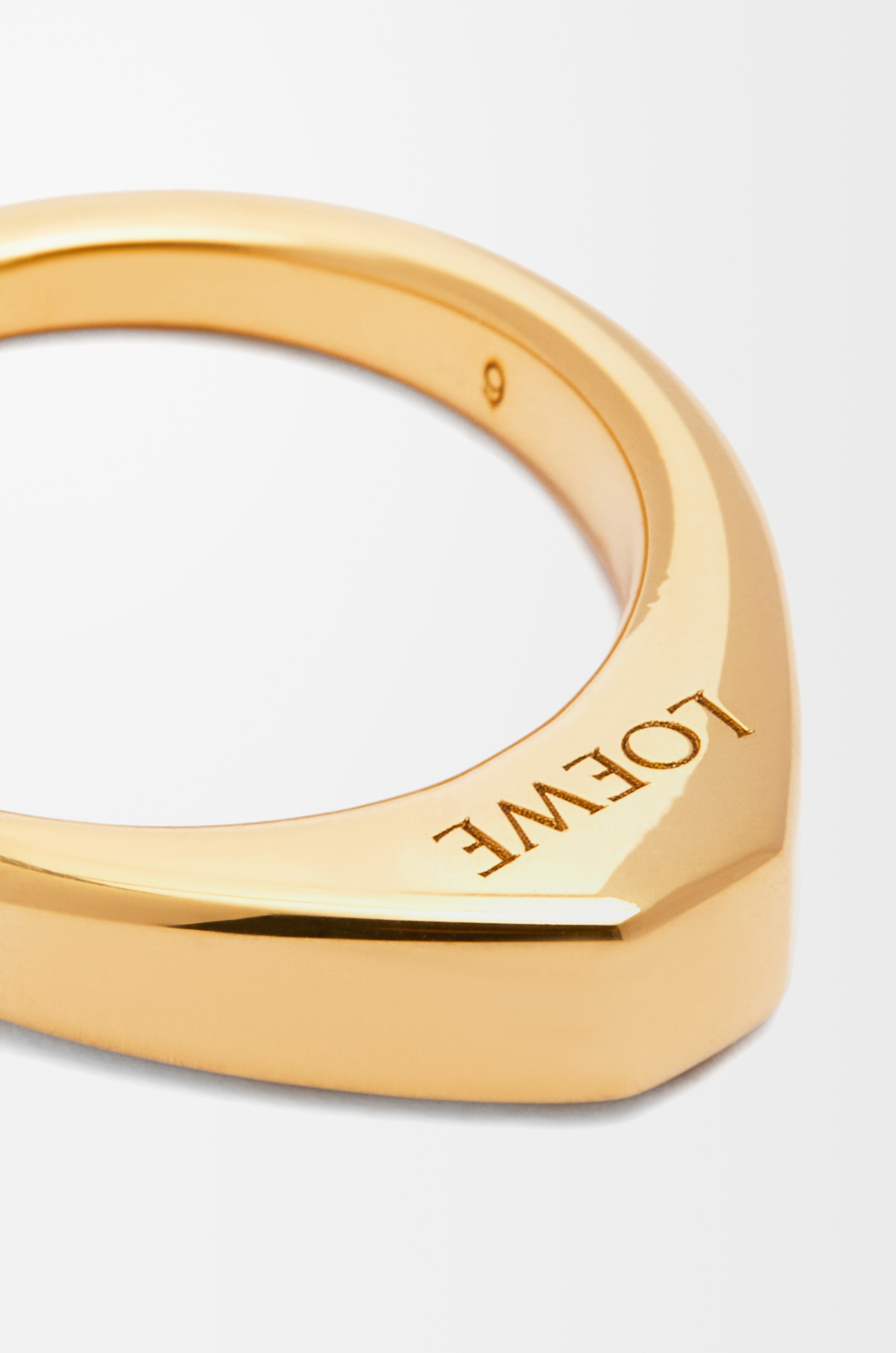 Stirrup ring in sterling silver - 4