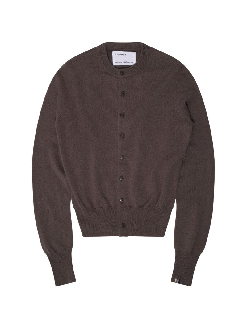 fine-knit button-up cardigan 1