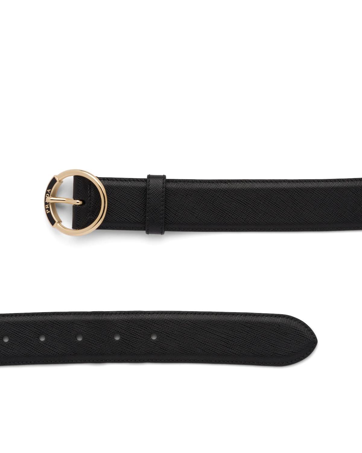 Saffiano leather belt - 3