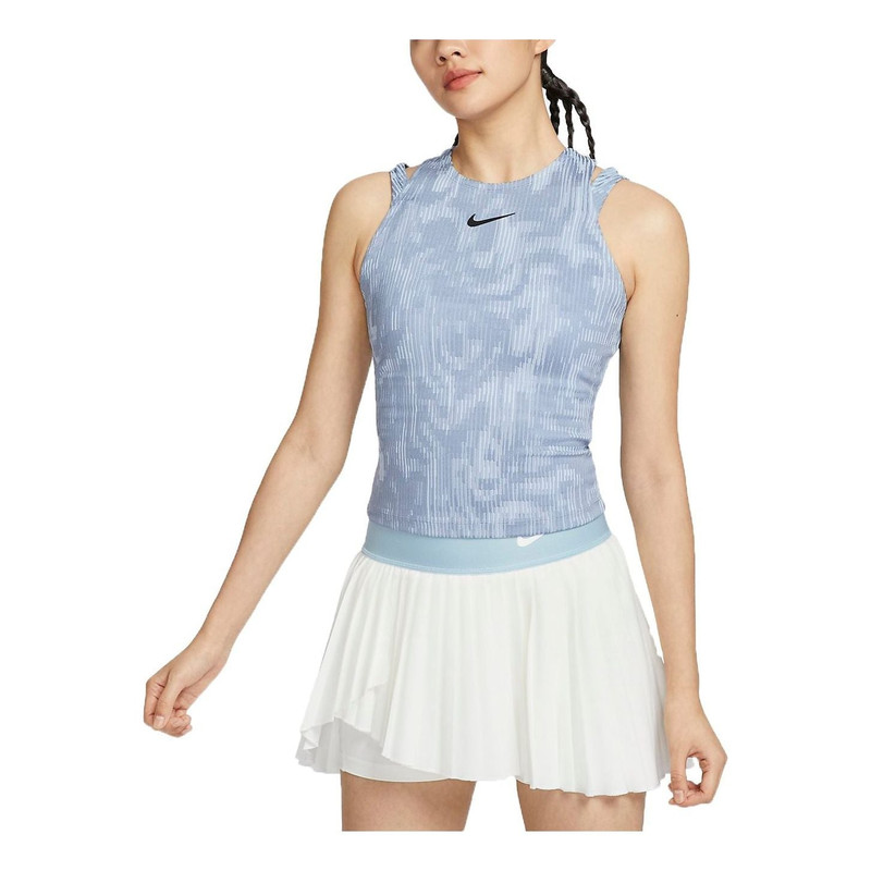 (WMNS) Nike Court Slam Dri-FIT Tennis Tank Top Asia Sizing 'Ashen Slate' FD5647-493 1
