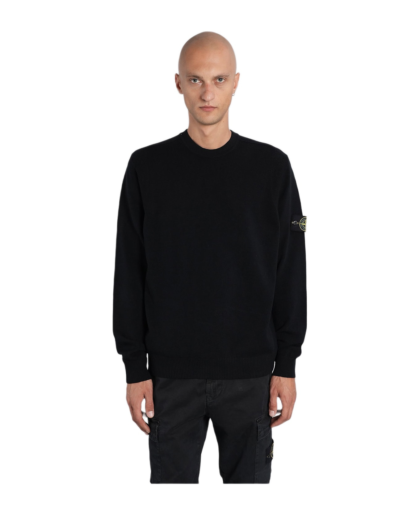 Knitwear In Black Wool - 1
