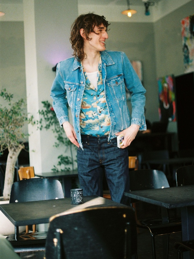 Nudie Jeans Robby Denim Jacket Vintage Blue outlook