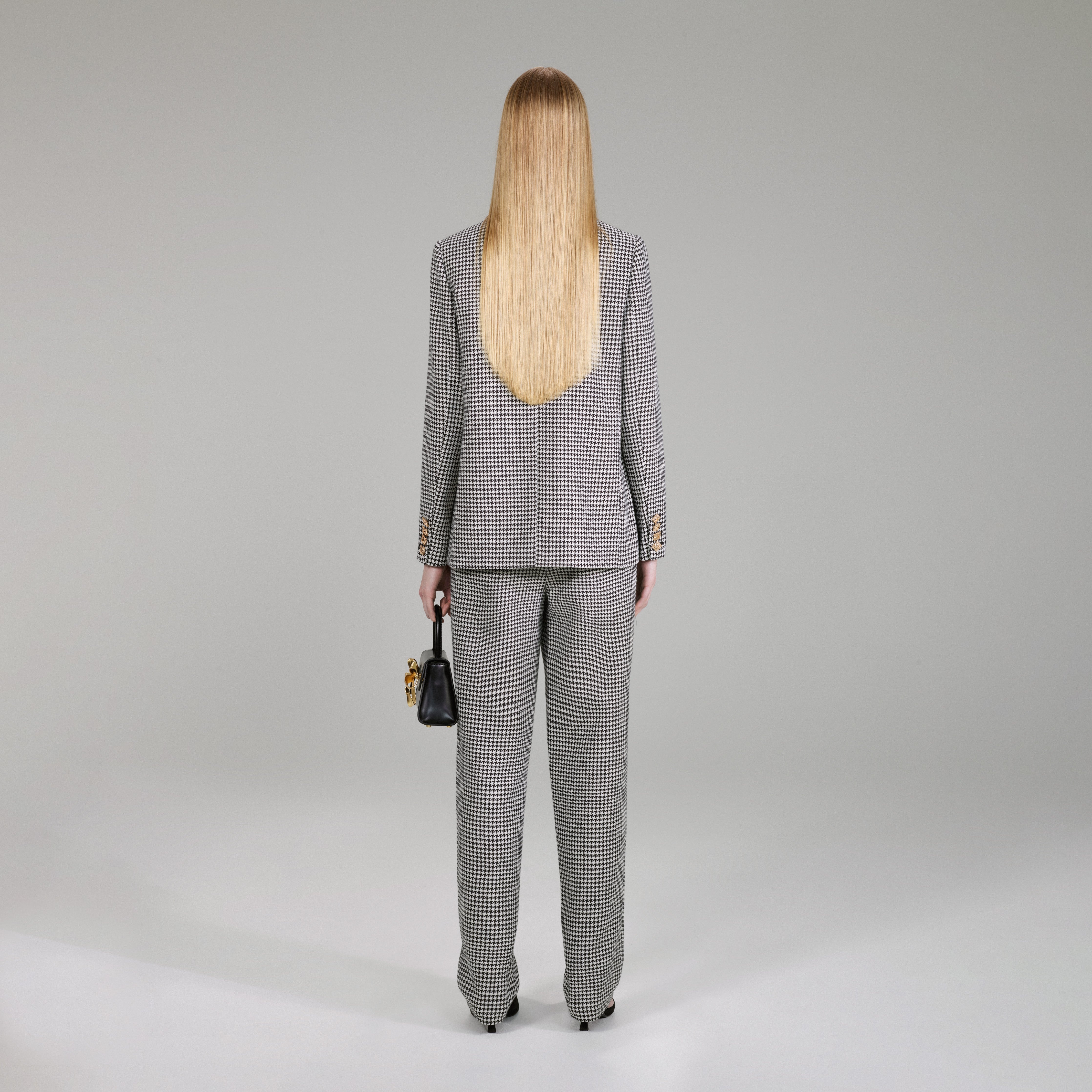 Houndstooth Blazer - 3