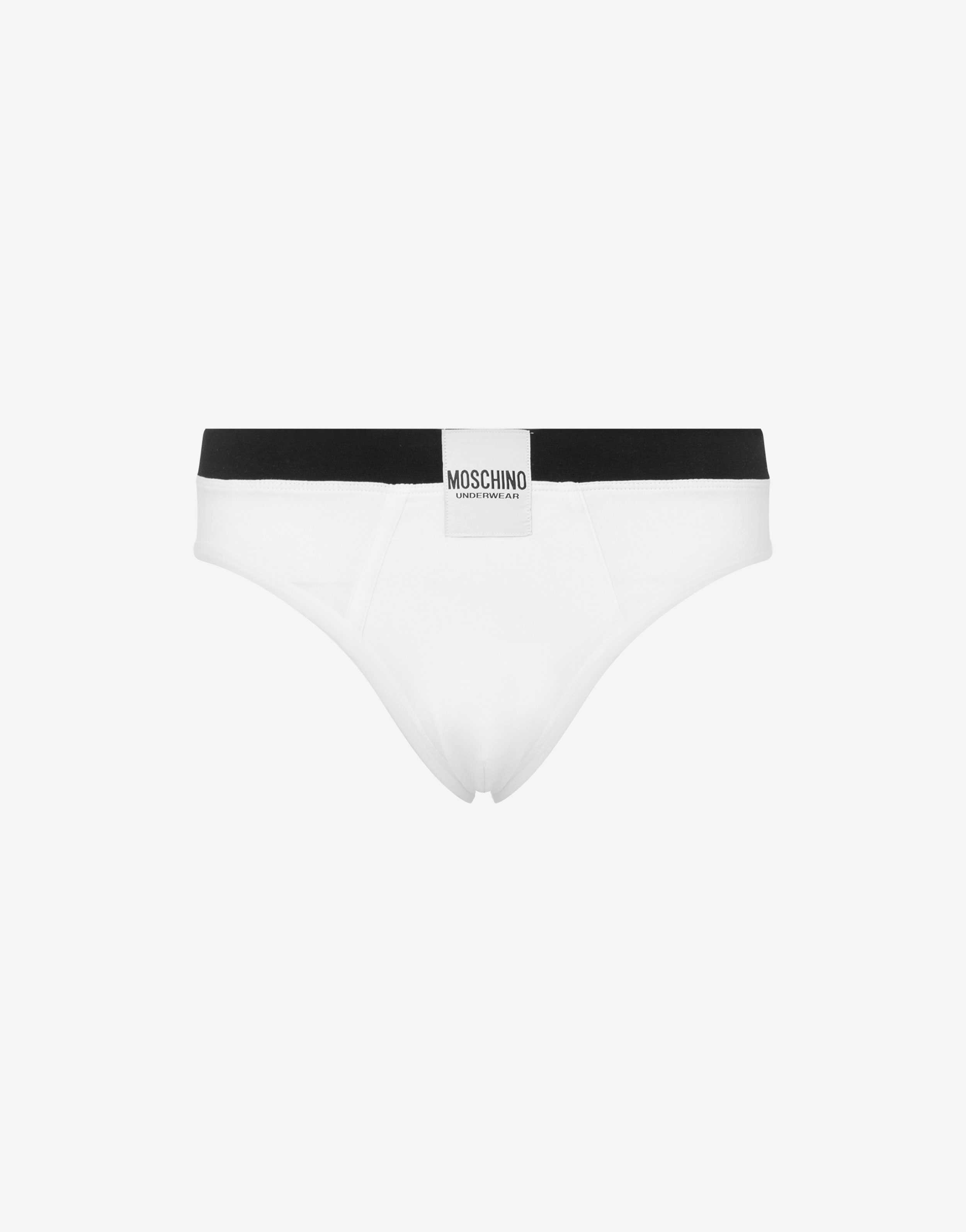 STRETCH JERSEY SLIP WITH LOGO LABEL - 1