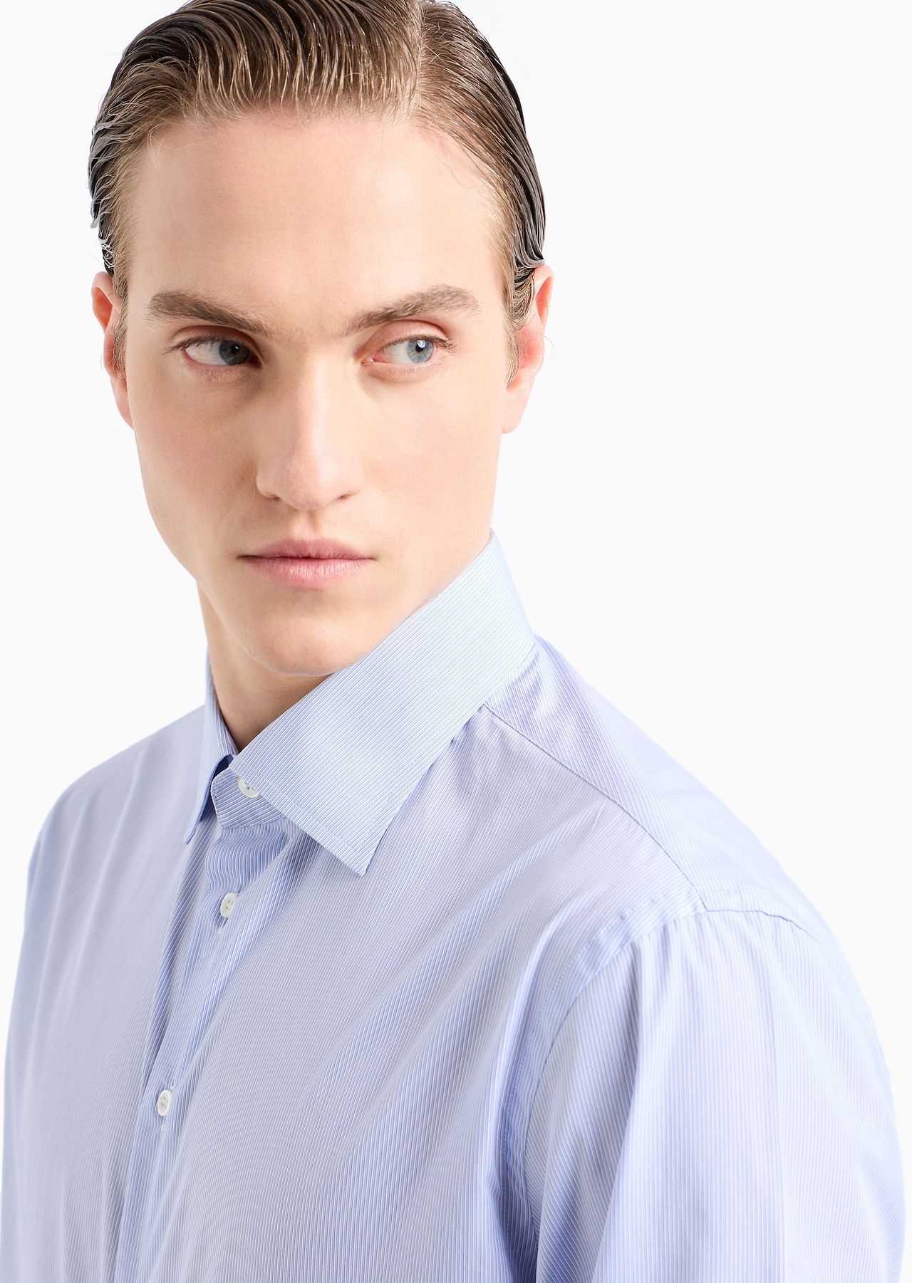 Regular-fit shirt made from micro-woven cotton - 5