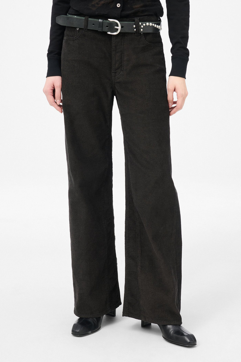Treble Cut Dark Brown Twill Cord 3