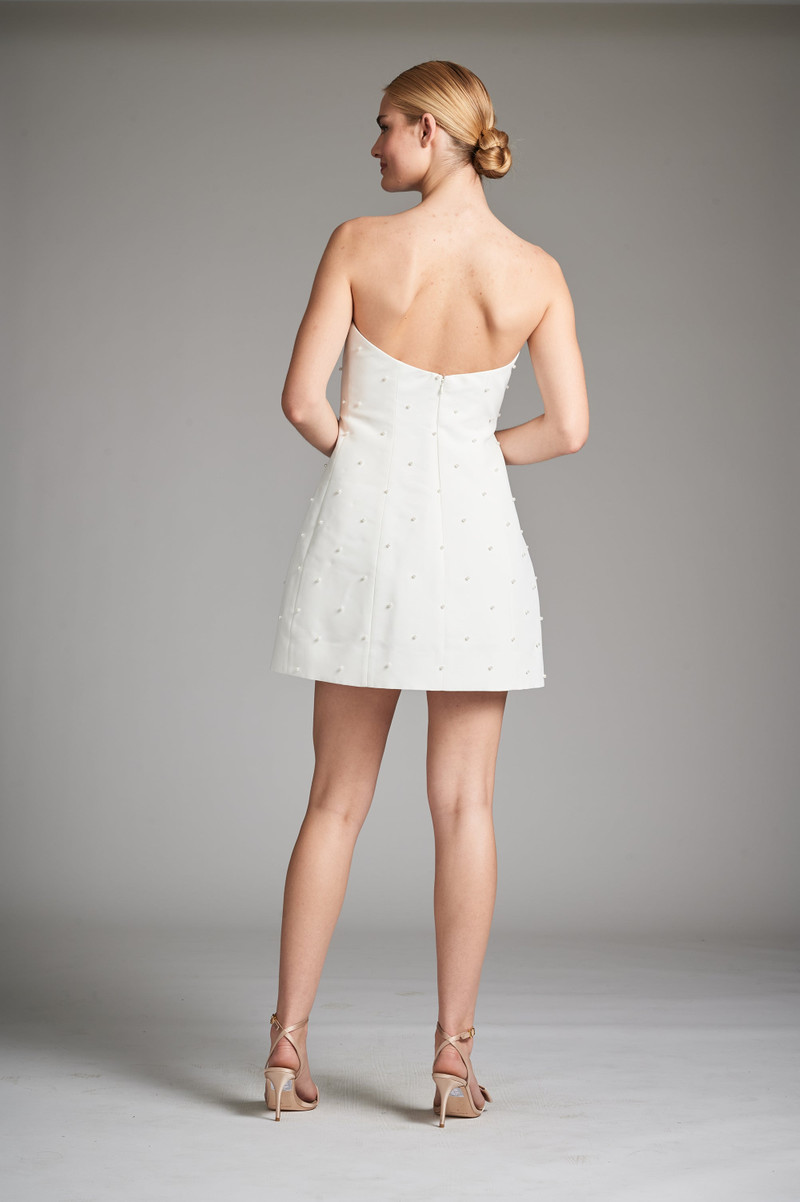 Alanna Dress - Ivory/Pearls 3
