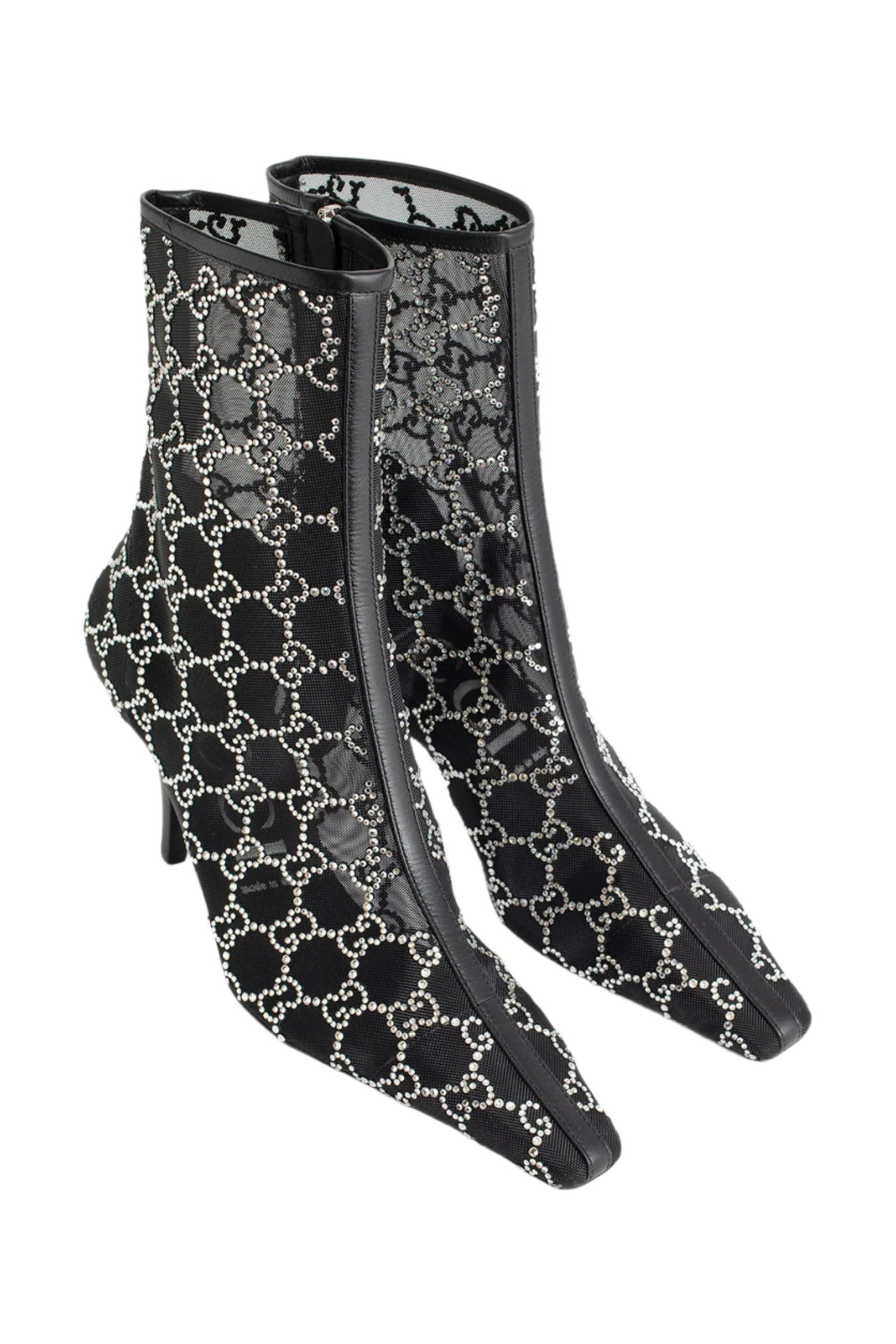 Gg-Crystal-Mesh-Midheel-Boots - 7
