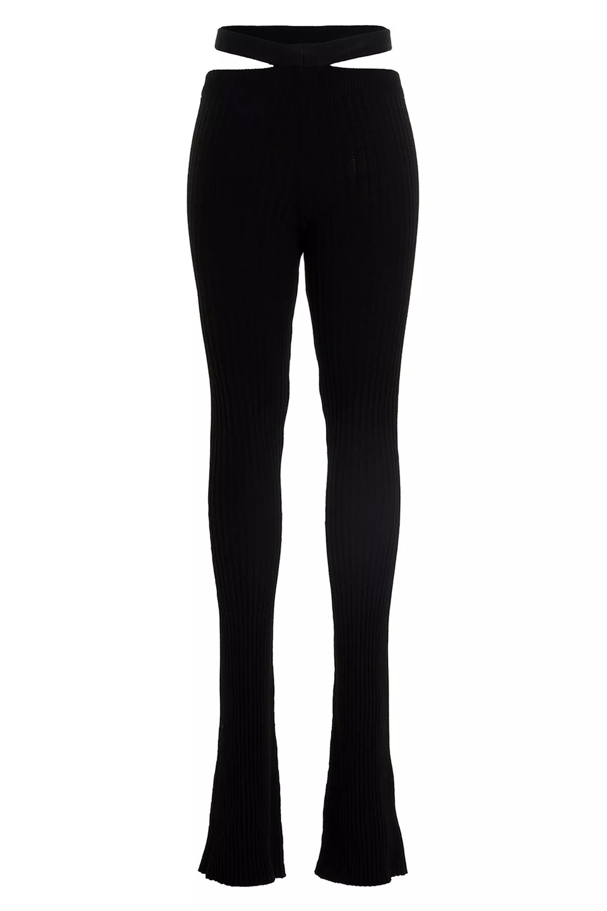 Ribbed flared trousers - 3