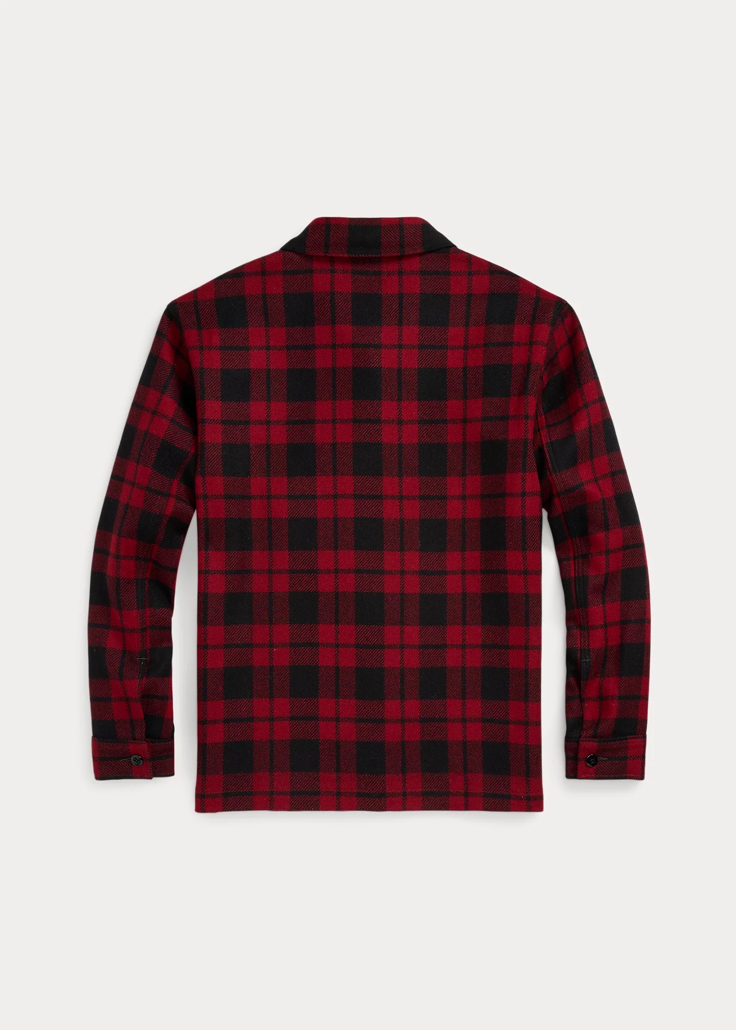 Plaid Wool Twill Overshirt - 2