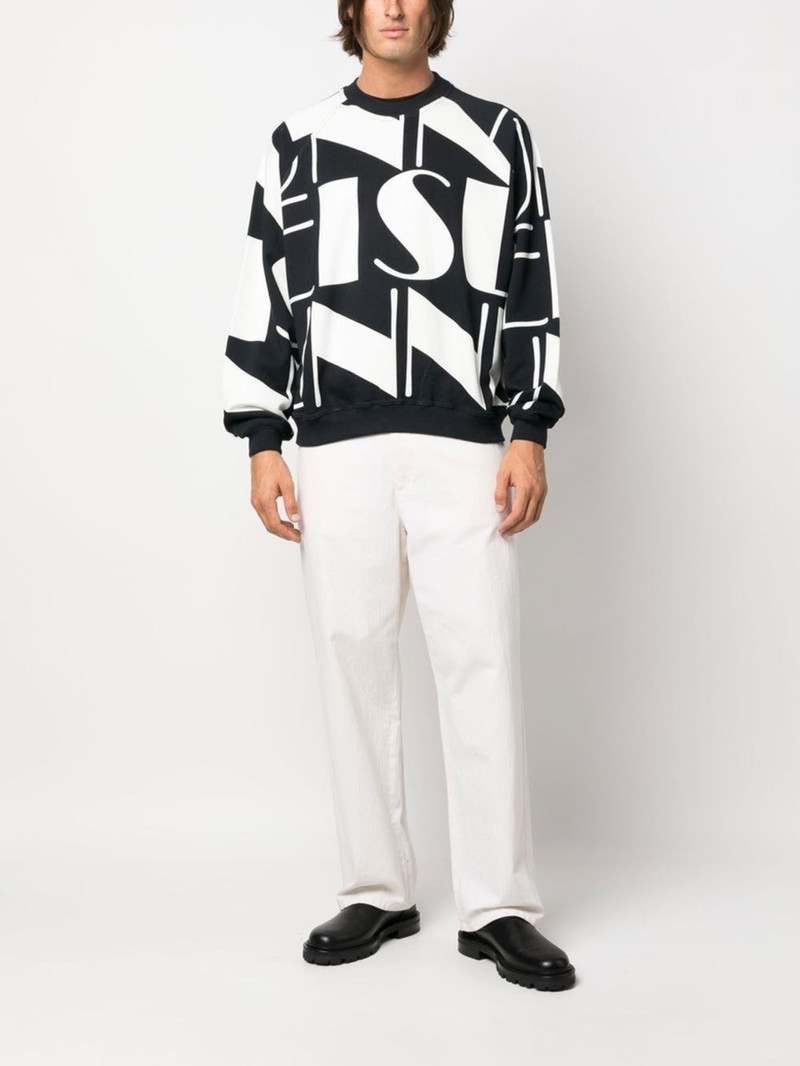 SUNNEI logo-print long-sleeve sweatshirt outlook