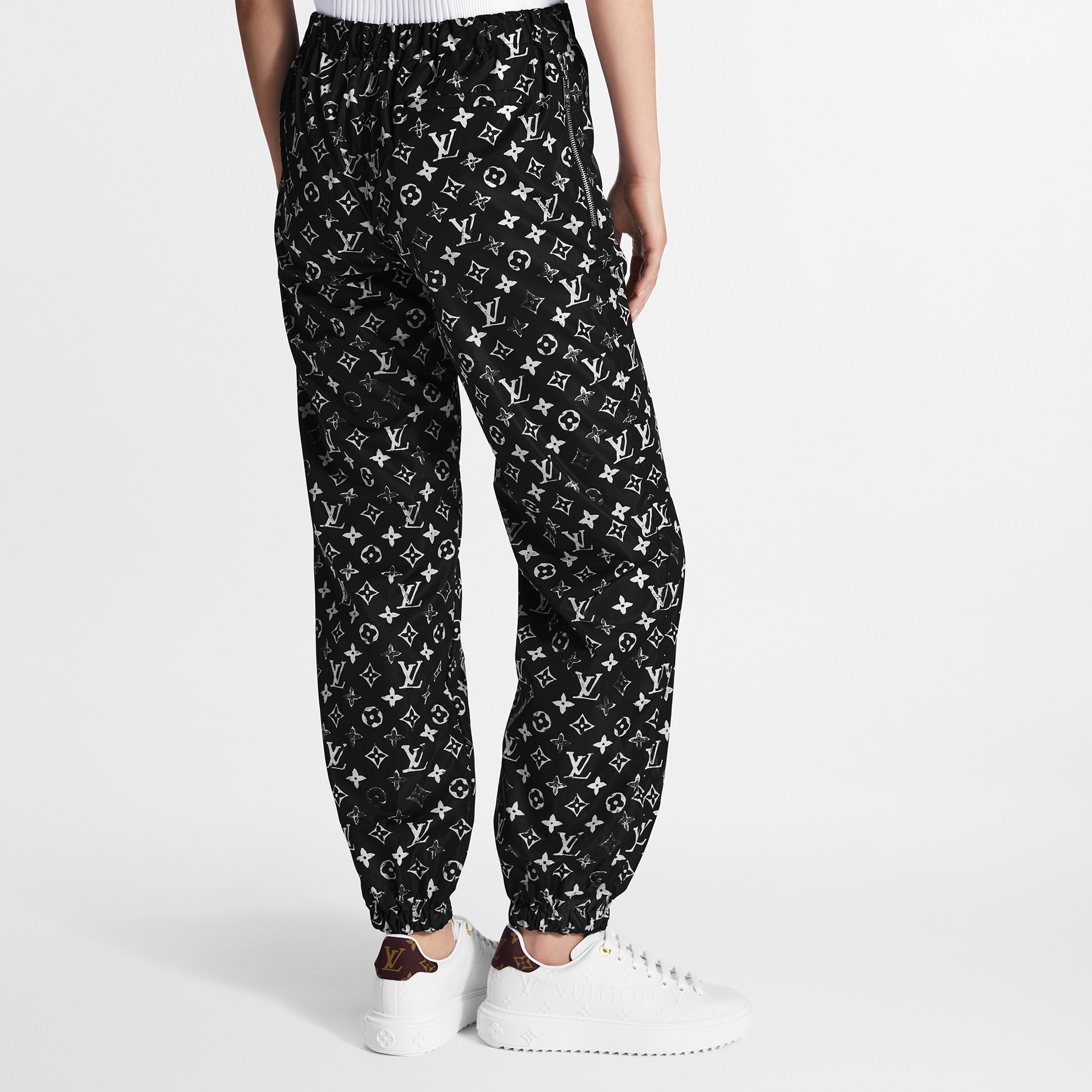 Stencil-effect Monogram Jogging Pants - 2