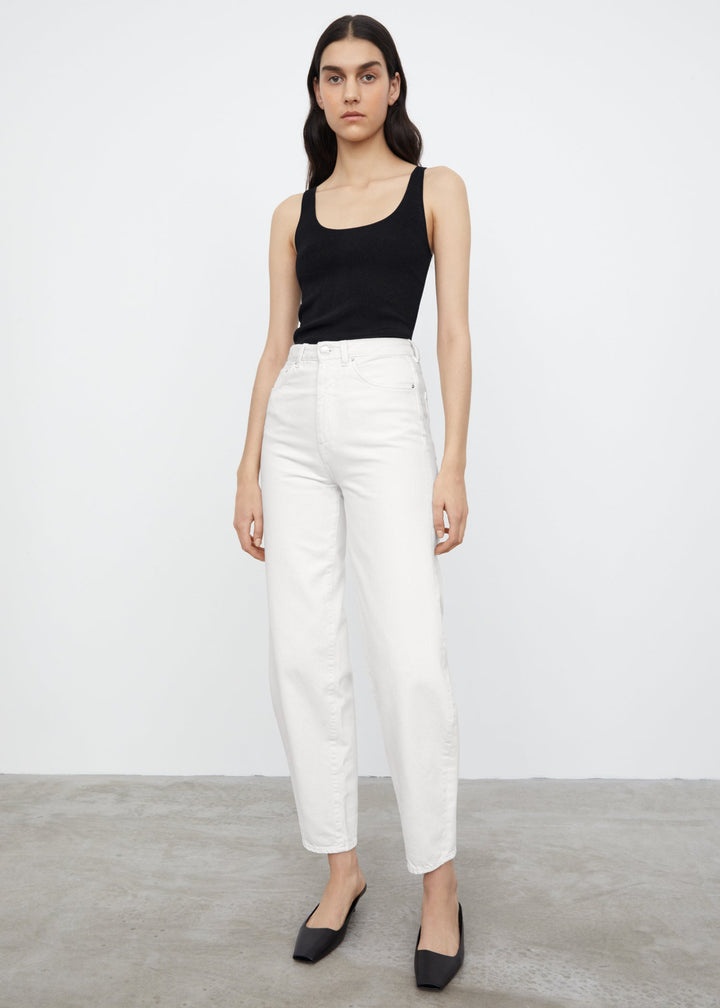 Barrel leg denim off-white - 2