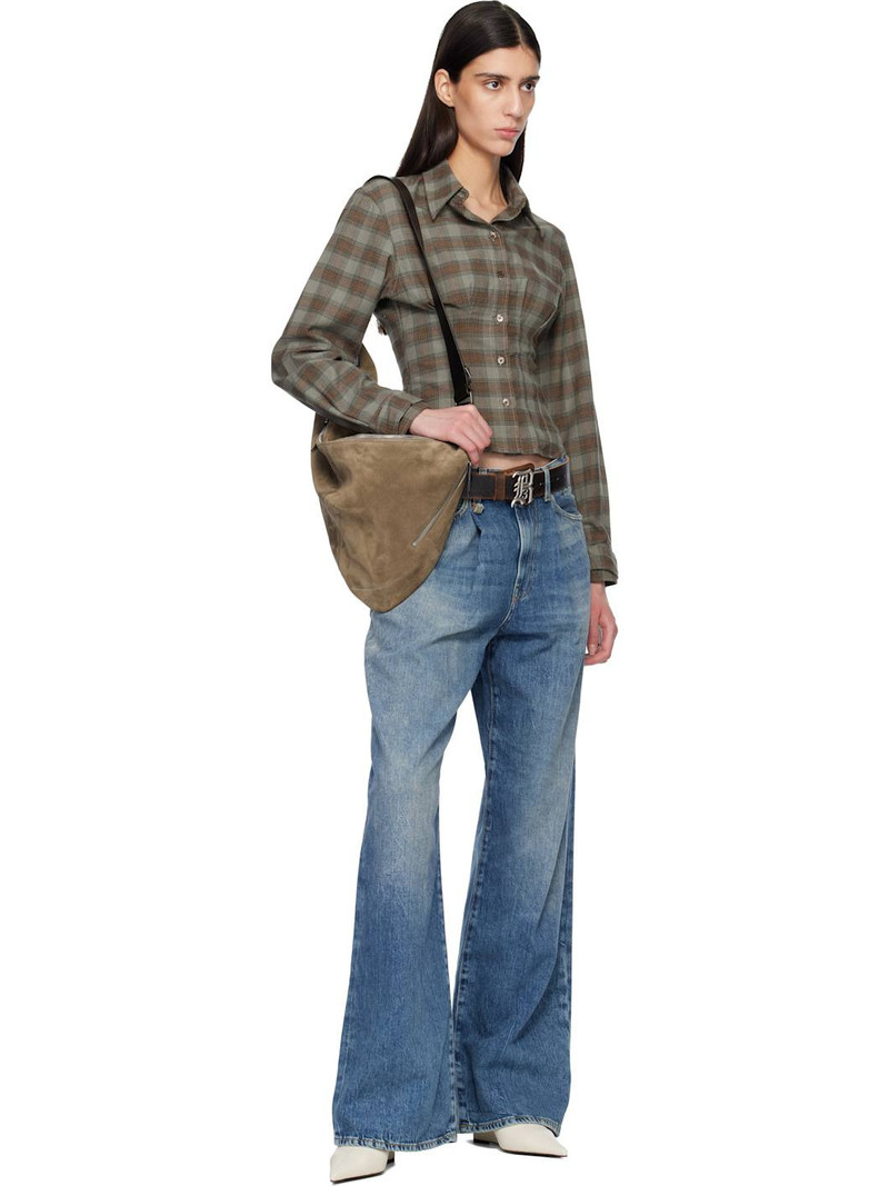 R13 Blue Wide Damon Jeans outlook