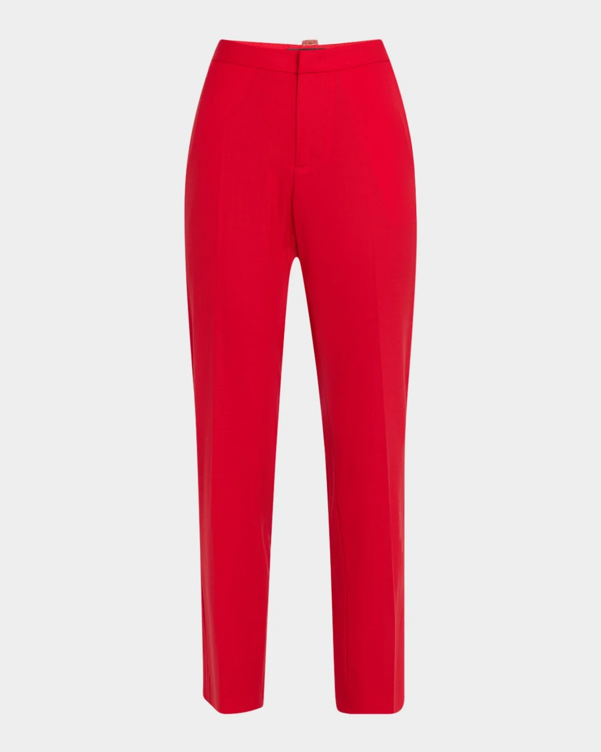 Cropped Slim-Fit Donegal Tweed Trousers - 1