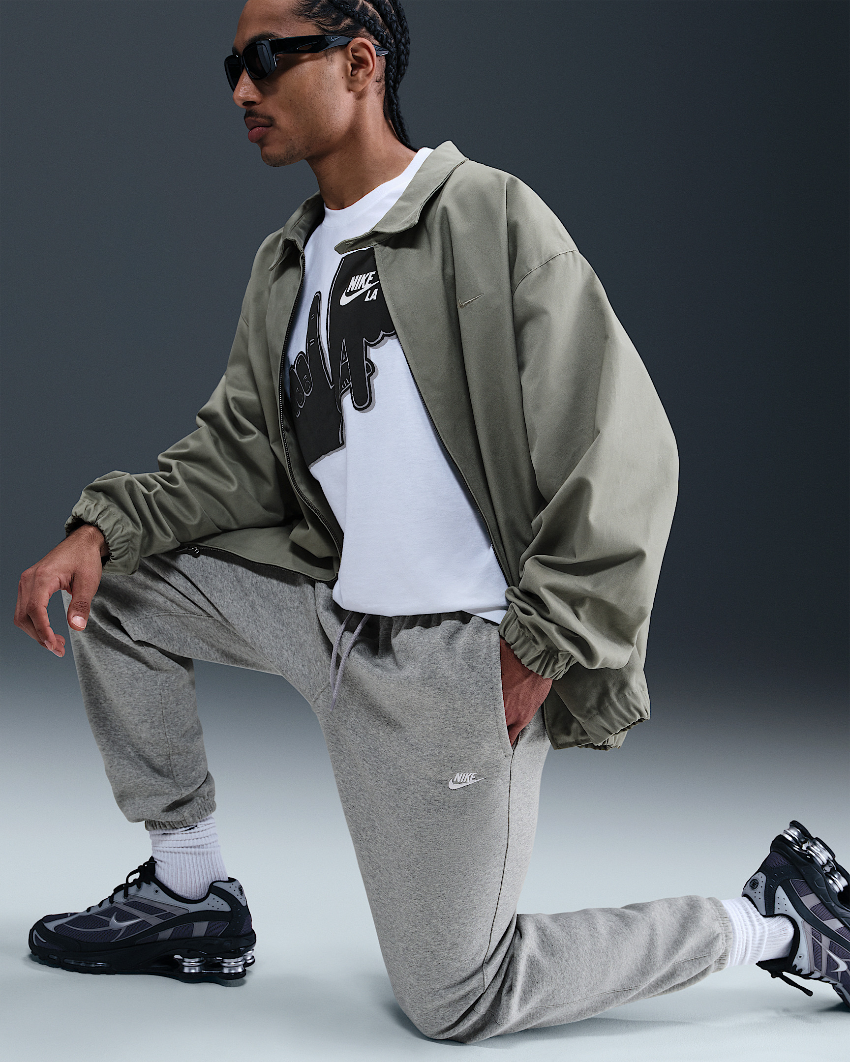 Nike Club Men's Cuffed Brushed Fleece Pants - 5