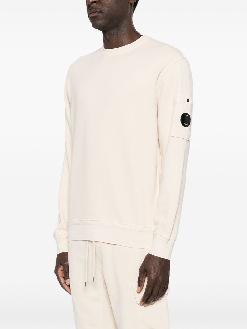 lens-detail crew-neck sweatshirt 3