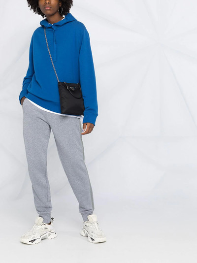 Moncler side-stripe logo-patch track pants outlook