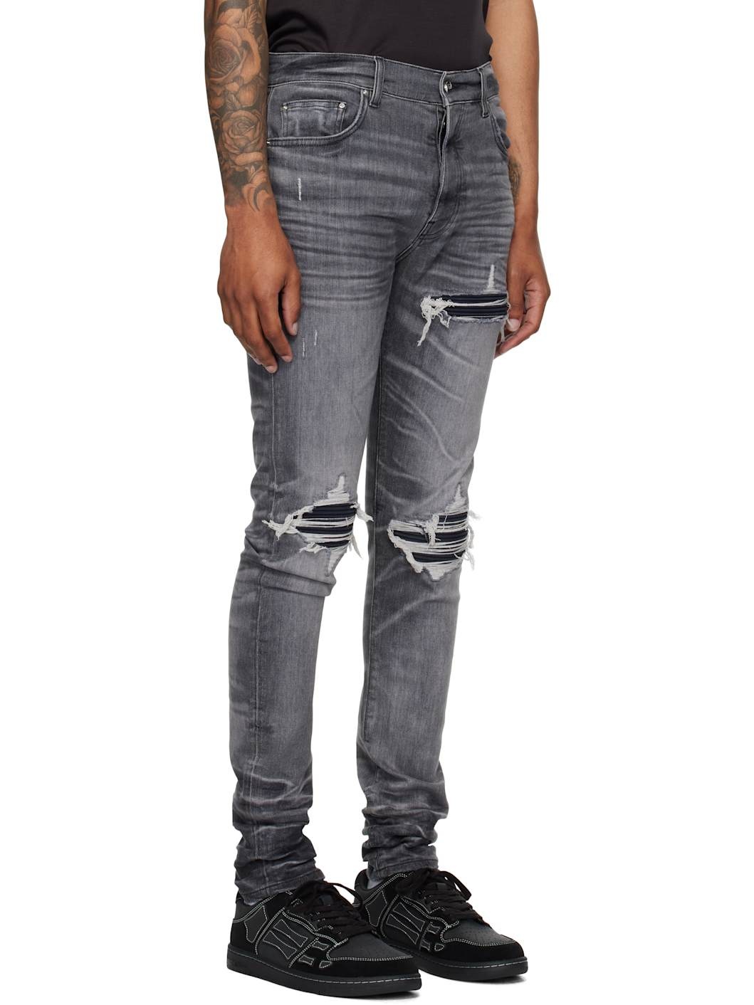 Gray Suede MX1 Jeans - 2