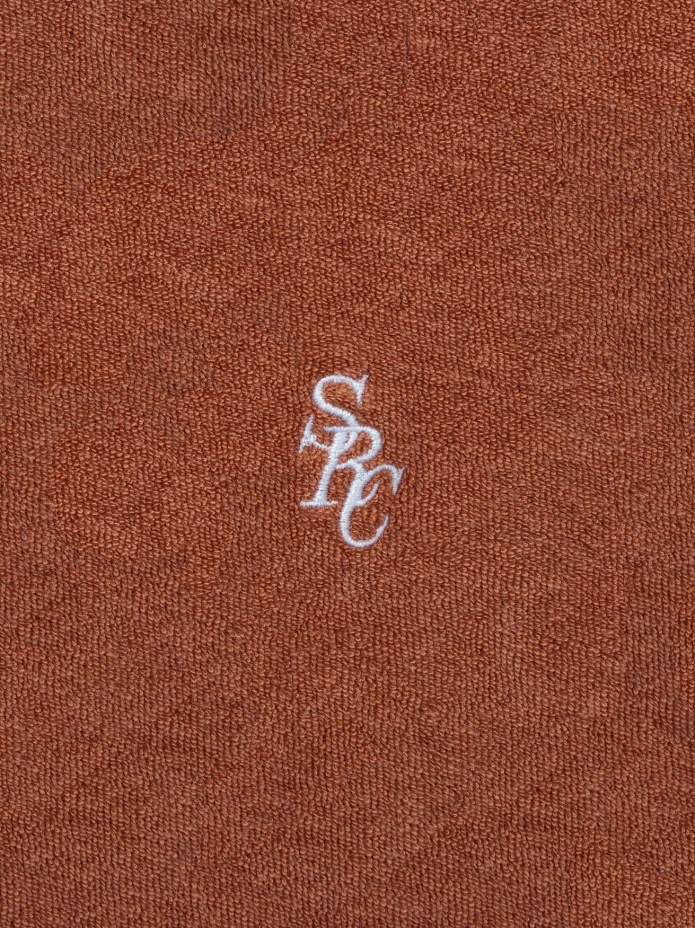 logo-embroidered towelling-finish shorts - 3
