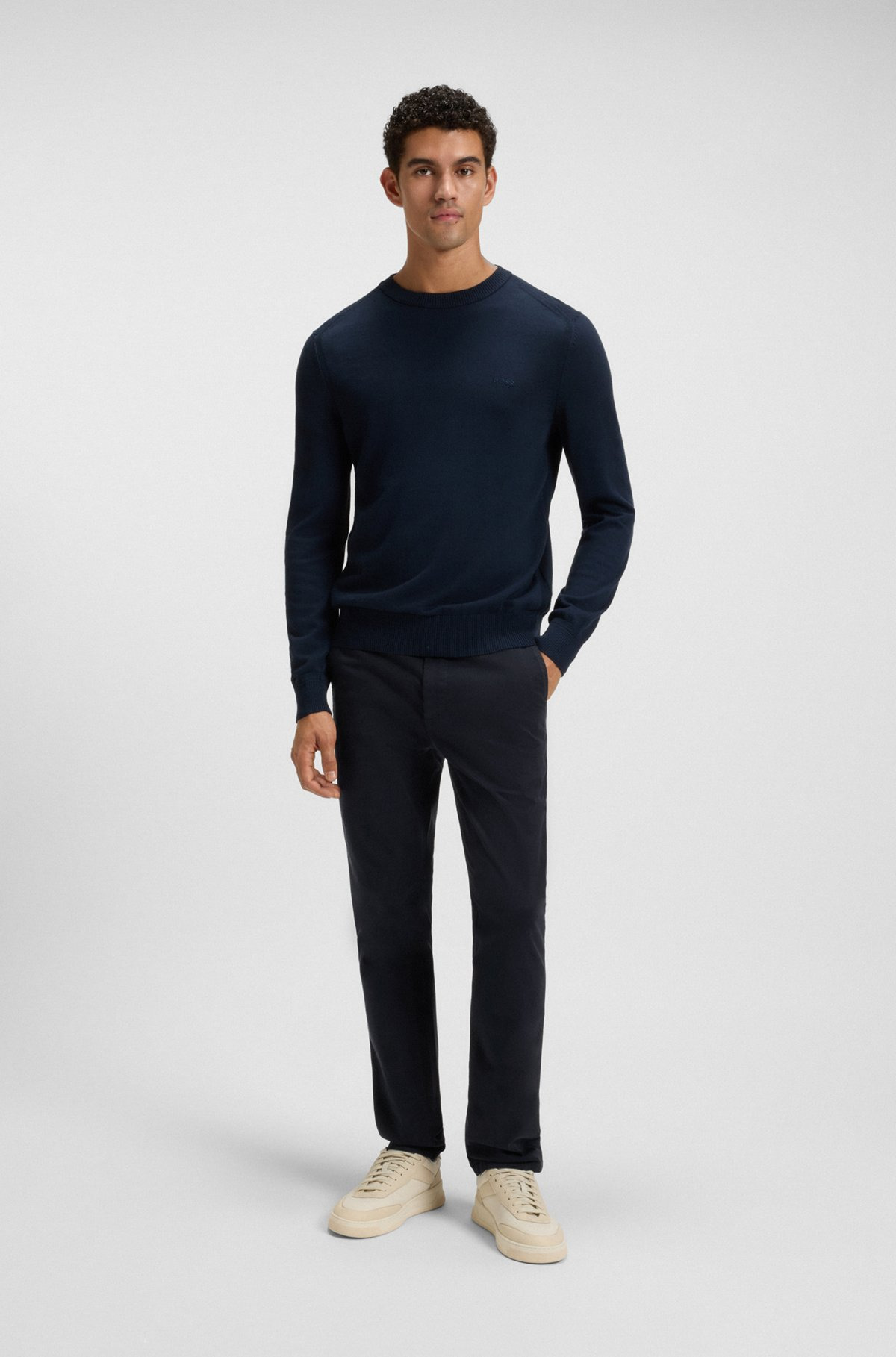 SLIM-FIT CHINOS IN STRETCH COTTON - 3