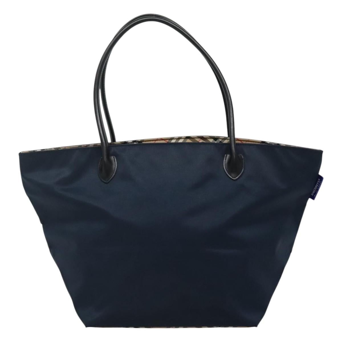 Burberry Blue Label Tote Bag Nylon Navy - 13