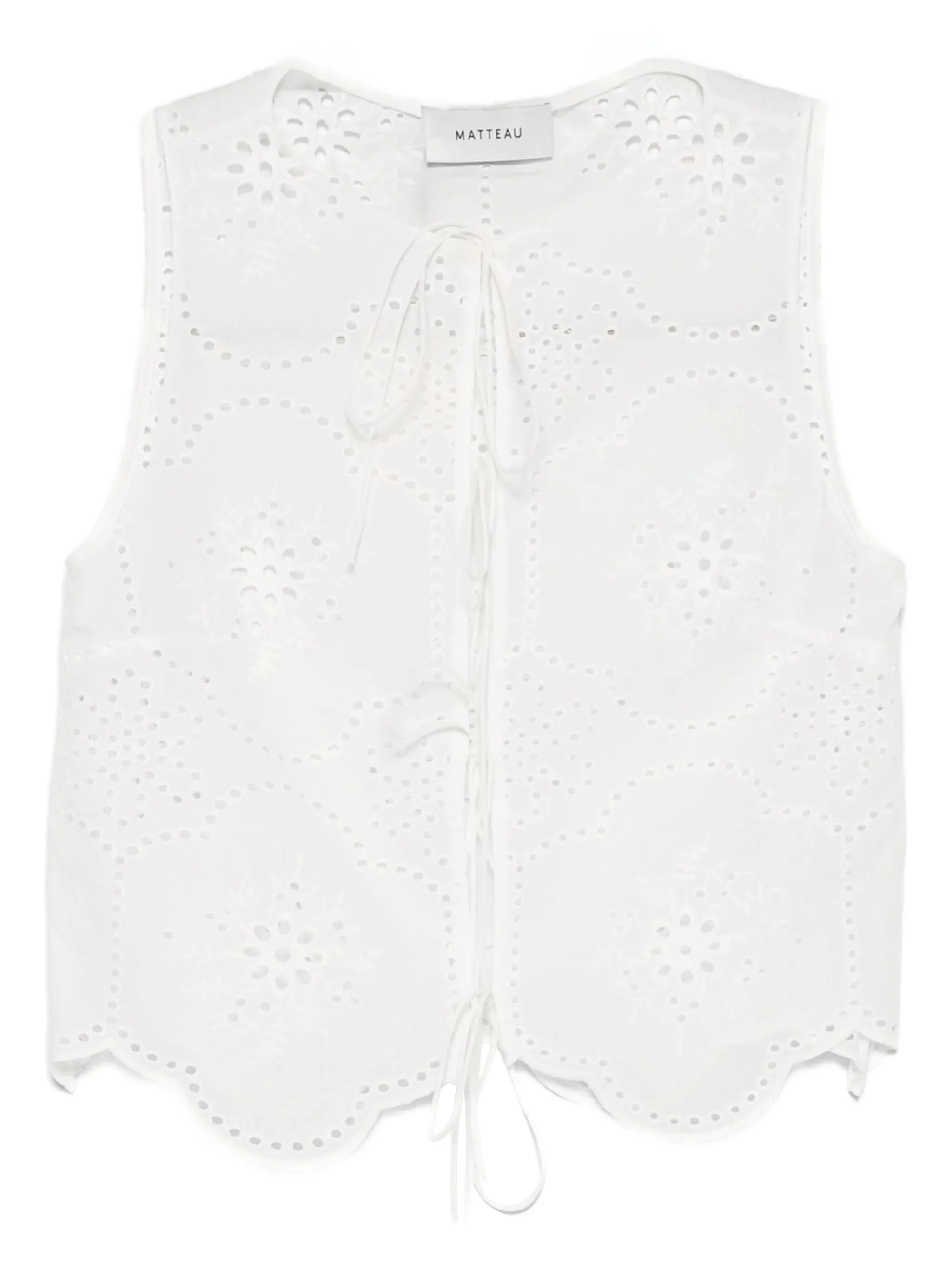 broderie tie top - 1