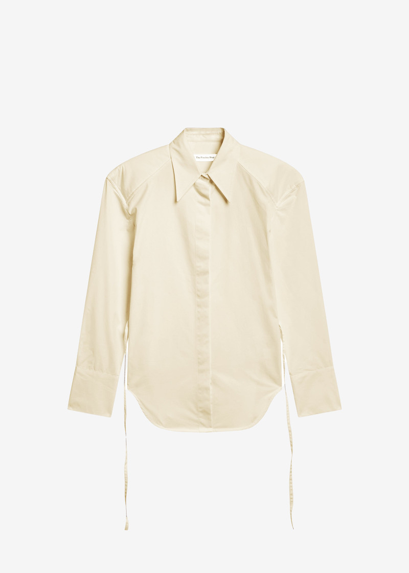 Bec Padded Shirt - Beige 10