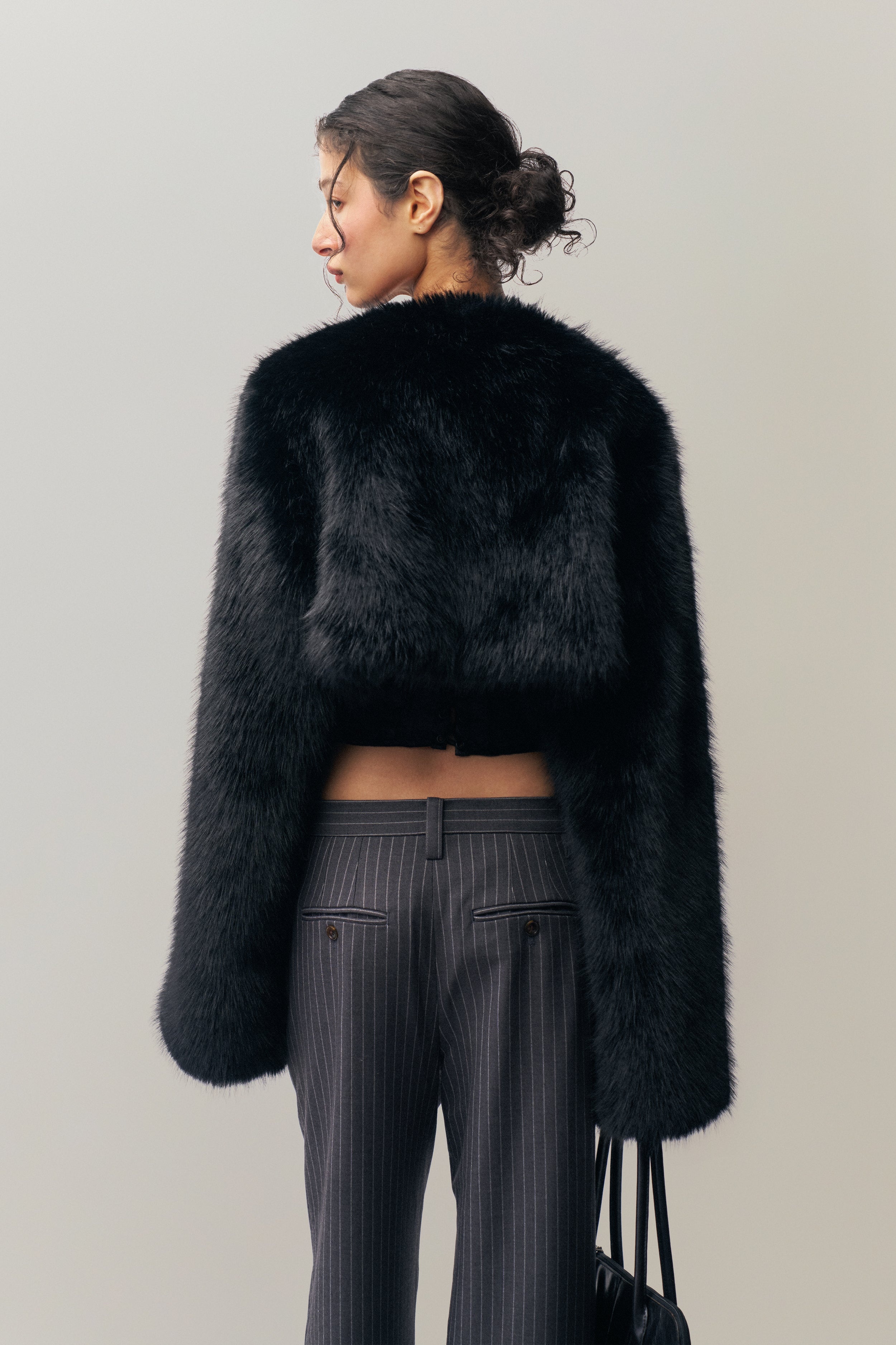 ALYANA FAUX FUR JACKET - 5